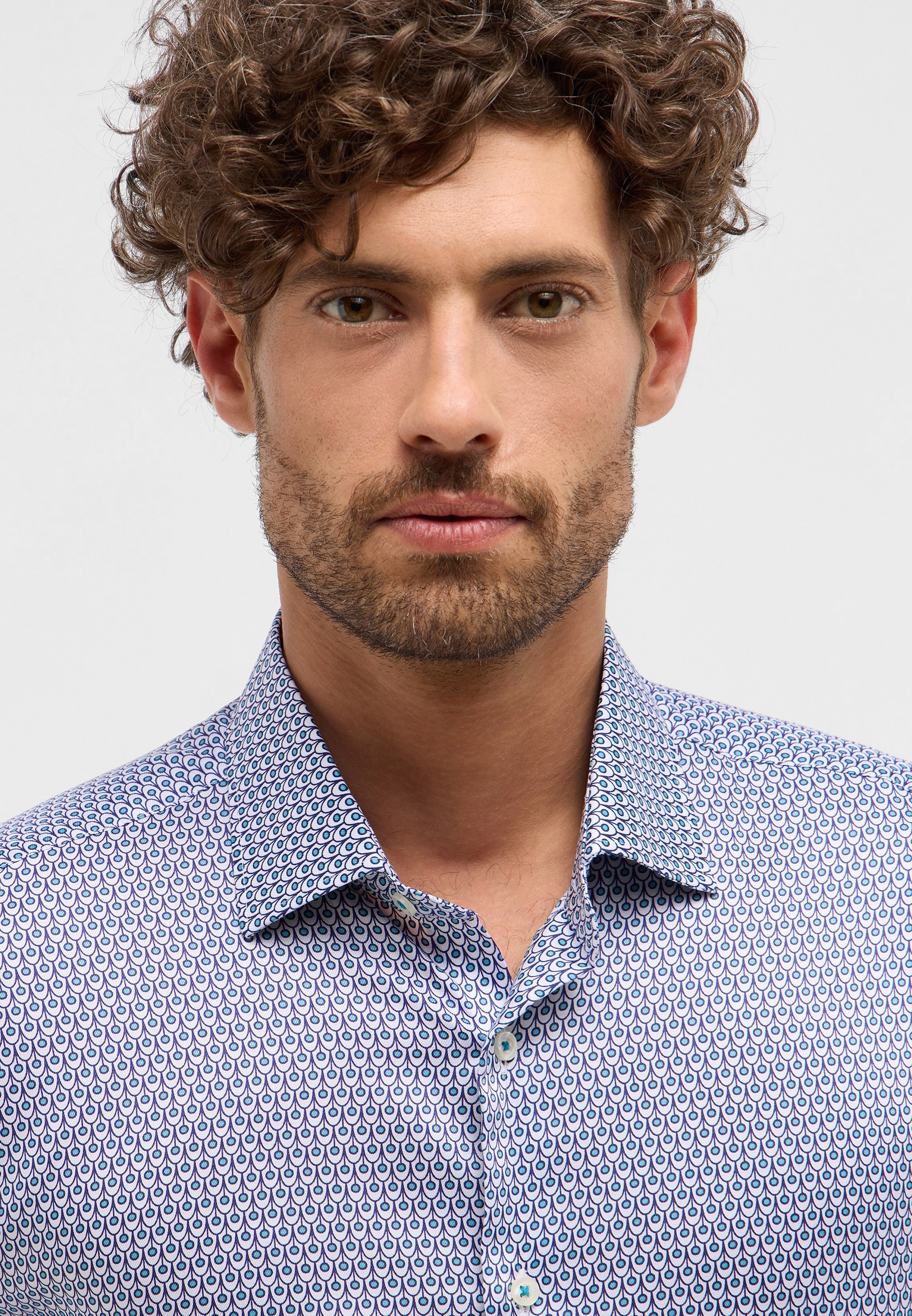 Eterna Langarmhemd »SLIM FIT«, EASY IRON (bügelleicht)