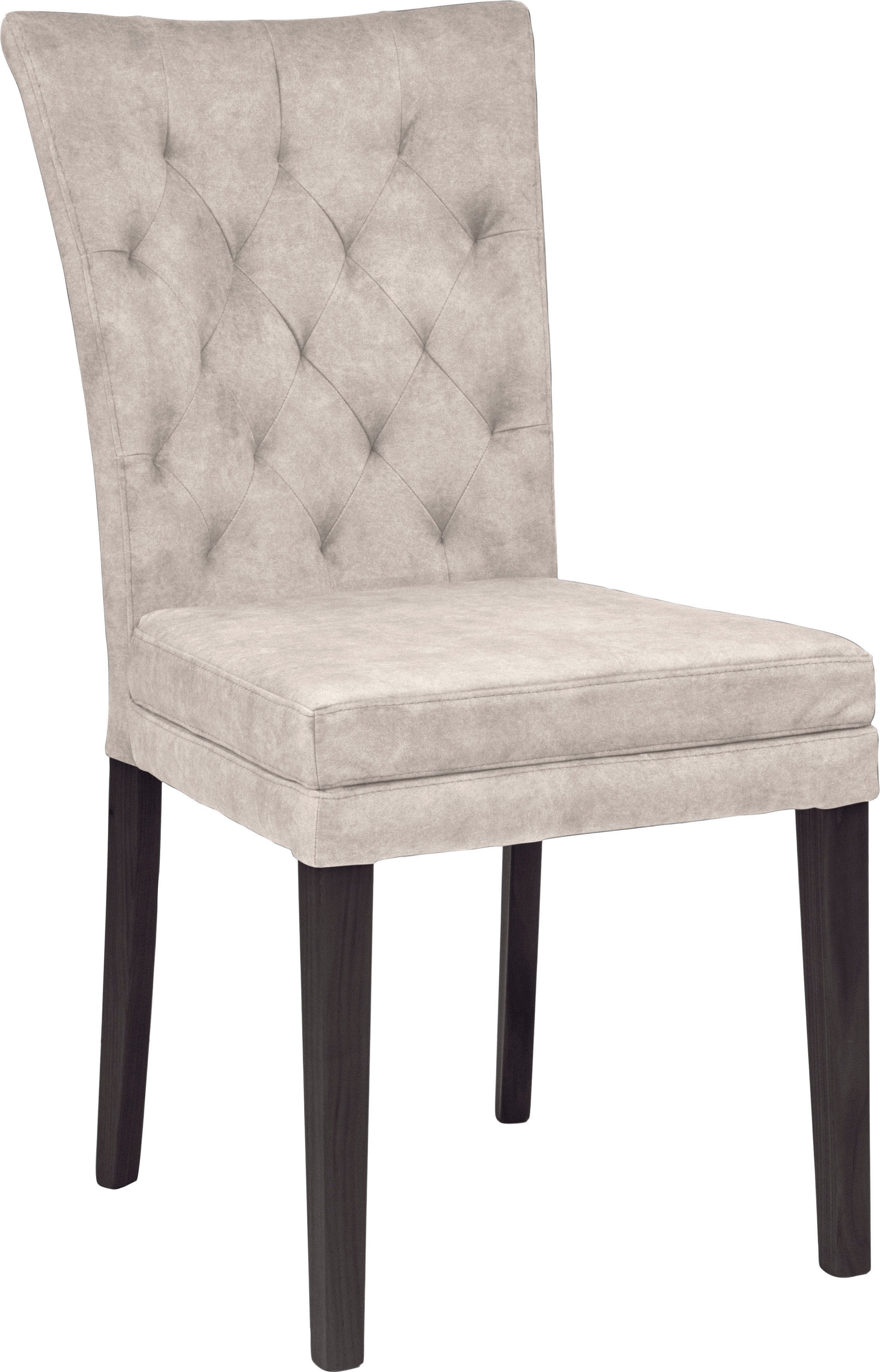 Home affaire 4-Fußstuhl "Colorado" (Set) 2 Stk. Samtvelours Beine aus Buche günstig online kaufen