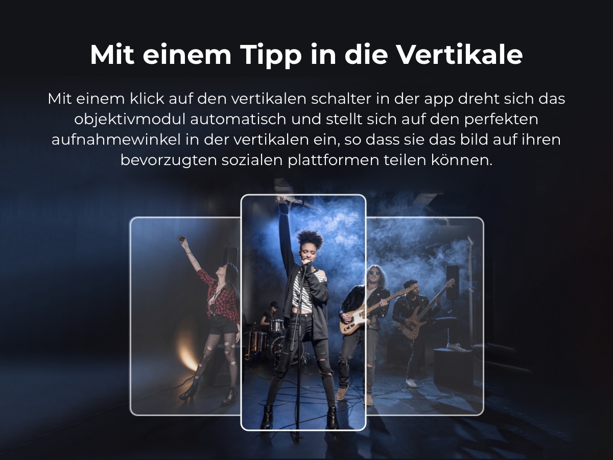 OBSBOT Camcorder »Tail 2« Bluetooth | LAN (Ethernet) 5 fachx opt. Zoom