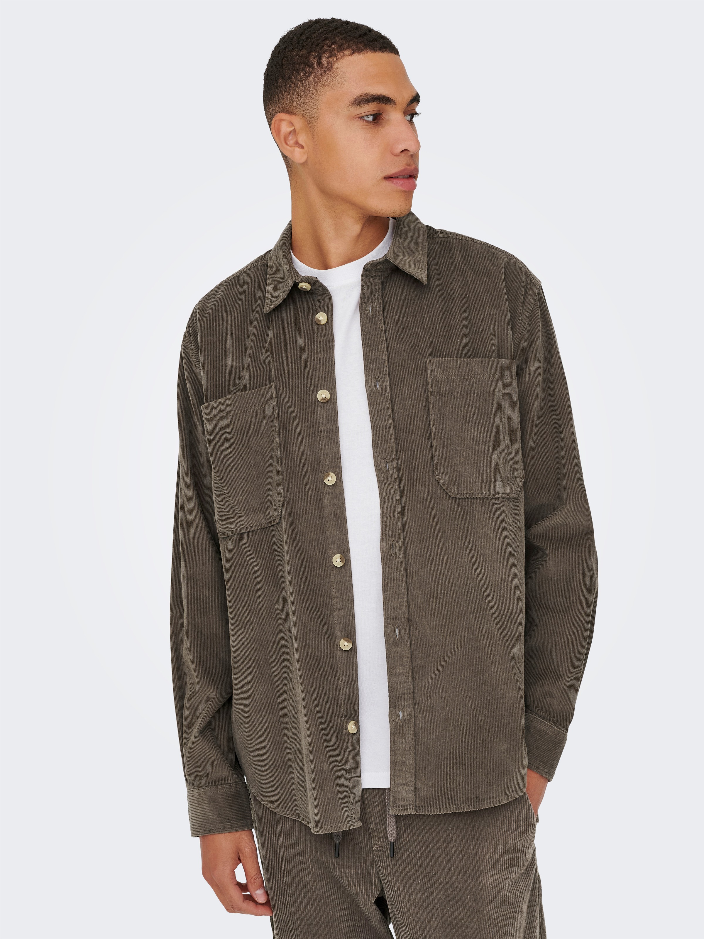 ONLY & SONS Langarmhemd "OS ONSALP RLX 2PKT WASHD COR" günstig online kaufen