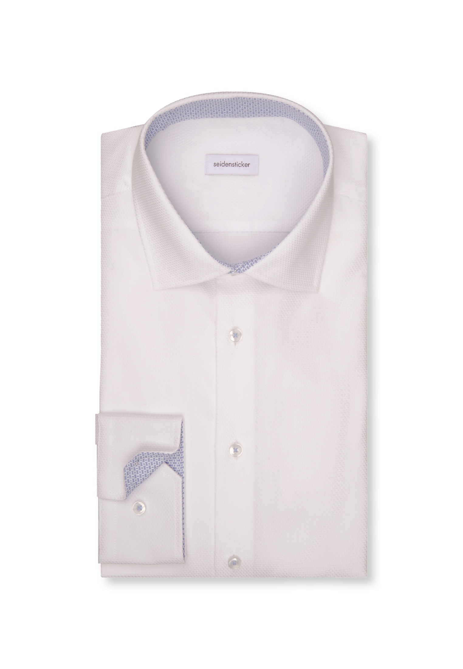 seidensticker Businesshemd »Slim« Slim 1/1 Kentkragen Kleinmuster