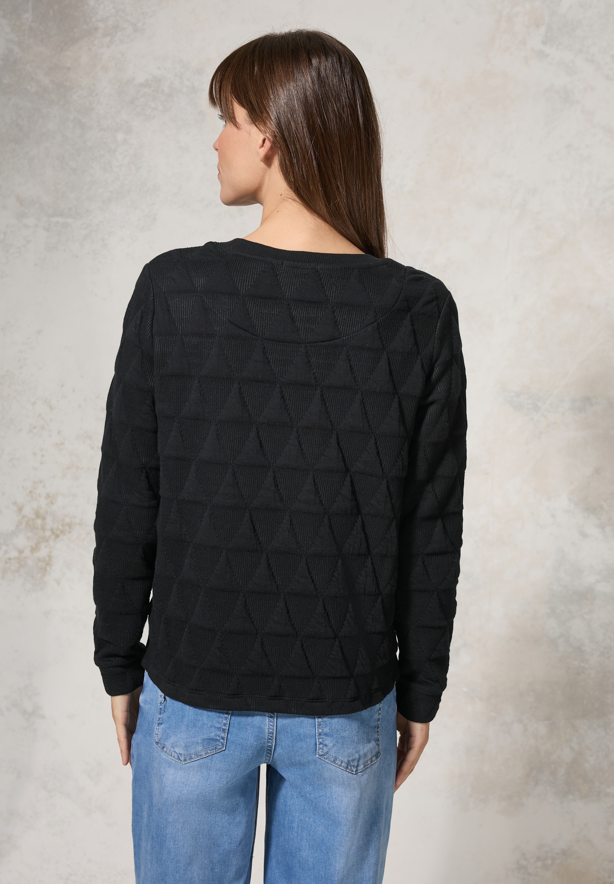 Cecil Langarmshirt, mit Rundhalsausschnitt