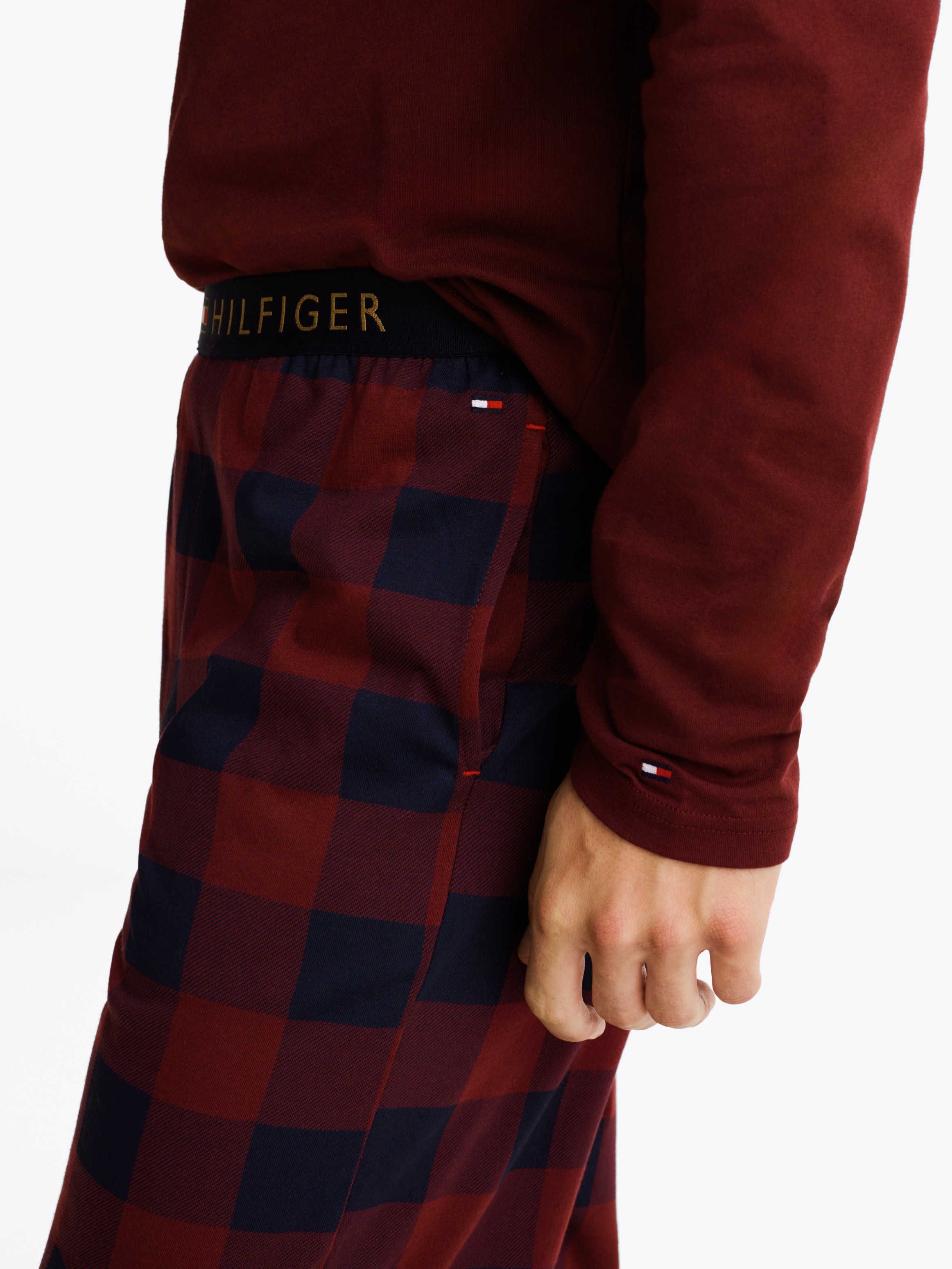 Tommy Hilfiger Underwear Sweathose "JERSEY PJ PANT PRINT + GOLD WB" günstig online kaufen