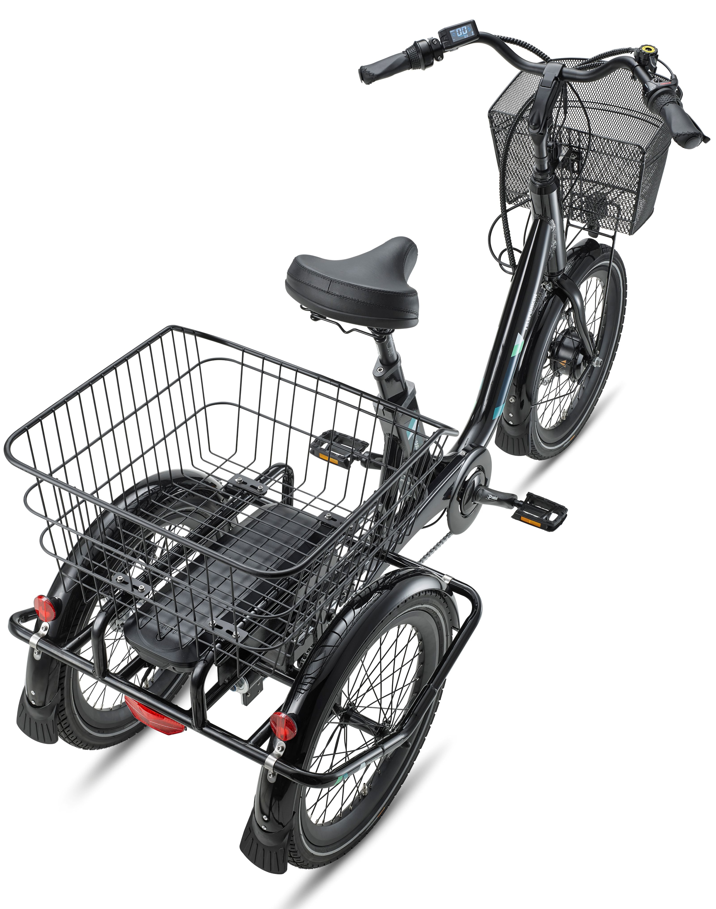 Telefunken »TC550« 3 Gang Shimano Nexus Schaltwerk Nabenschaltung Frontmotor 250 W tiefer Einstieg, Pedelec, inkl. Einkaufskorb