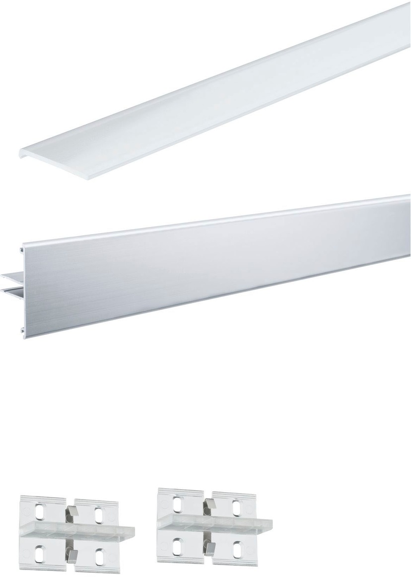 Paulmann LED-Streifen 1m Profil eloxiert, »Duo BAUR eloxiert, | Alu Alu kaufen Aluminium« Aluminium