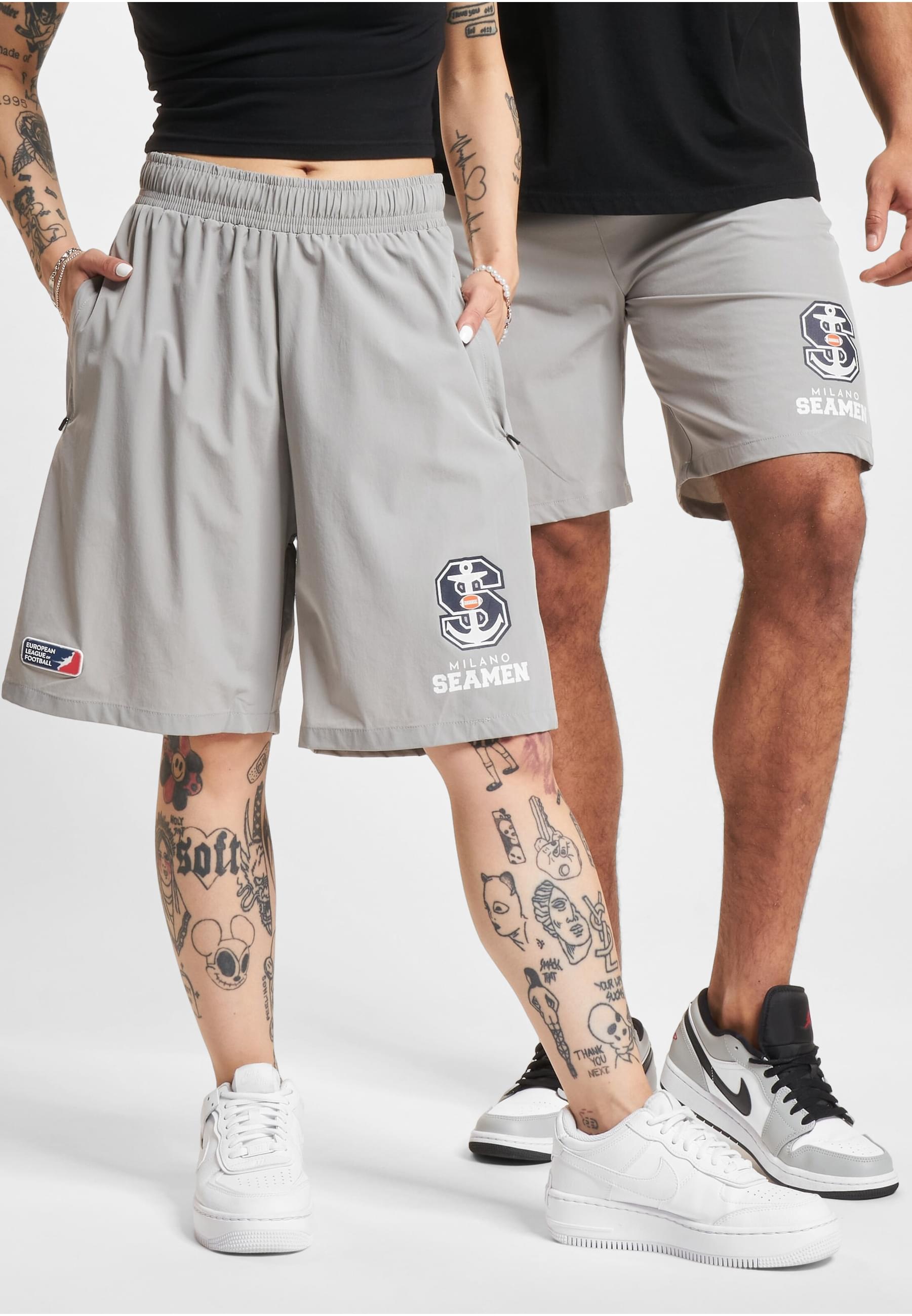 DEF Shorts »DEF DefShop x European League of Football Milano Seamen 2 Shorts«, (1 tlg.)