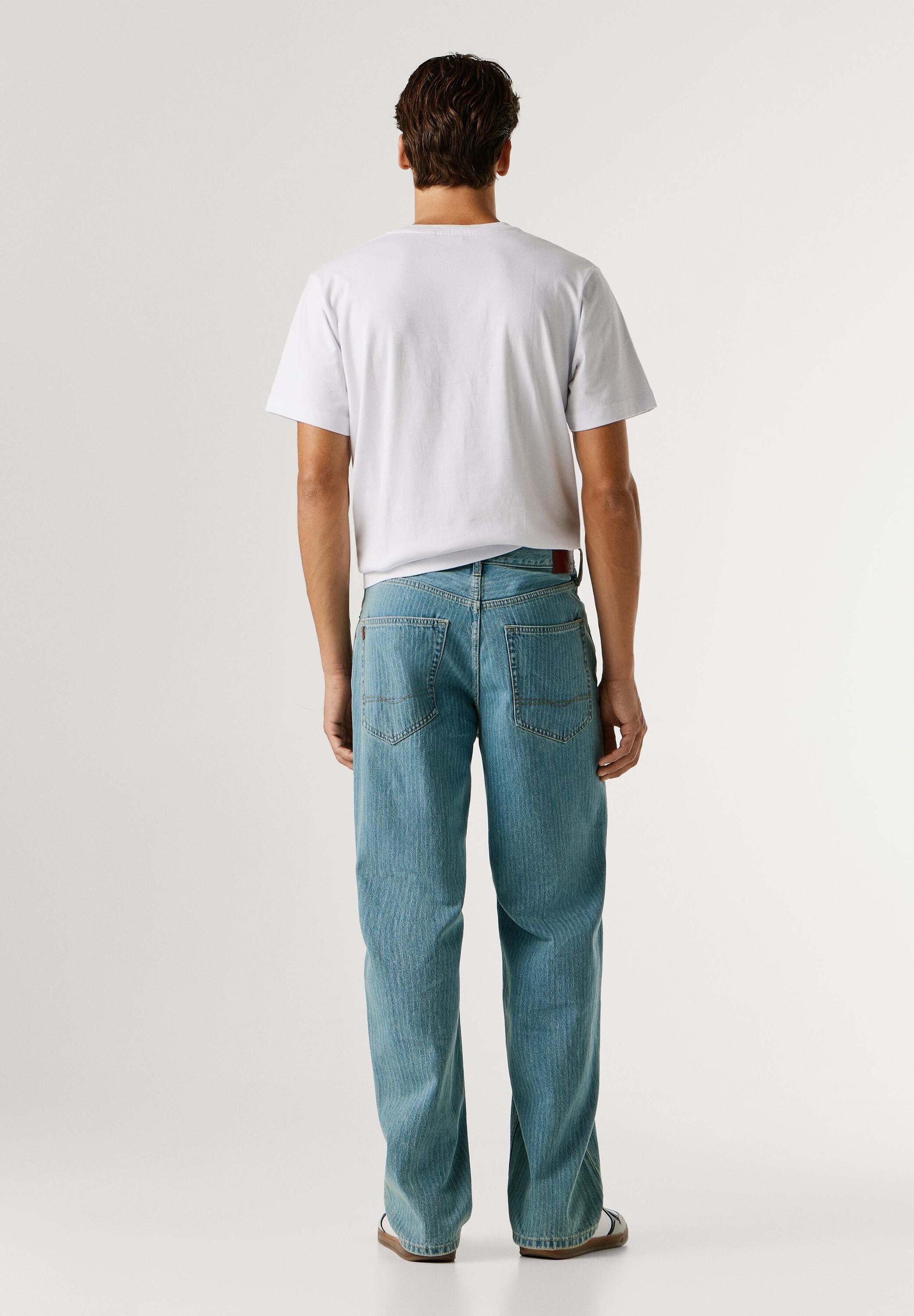 Pepe Jeans Relax-fit-Jeans »relaxed fit jeans LOOSE TAPERED JEANS HELIX STRIPED«
