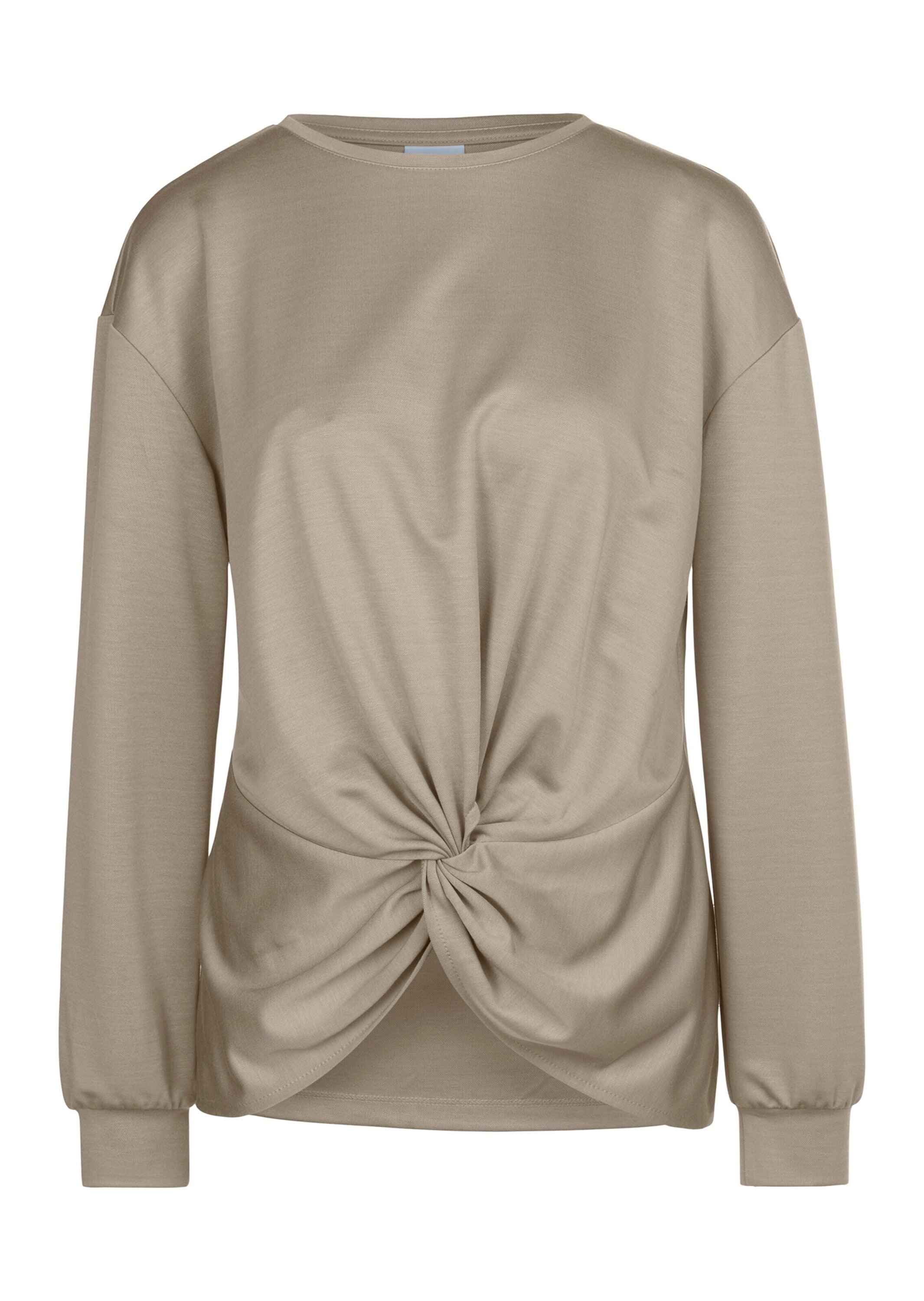 MADELEINE Langarmshirt »Sweatshirt Sweatshirt mit Knoten-Drapierung«