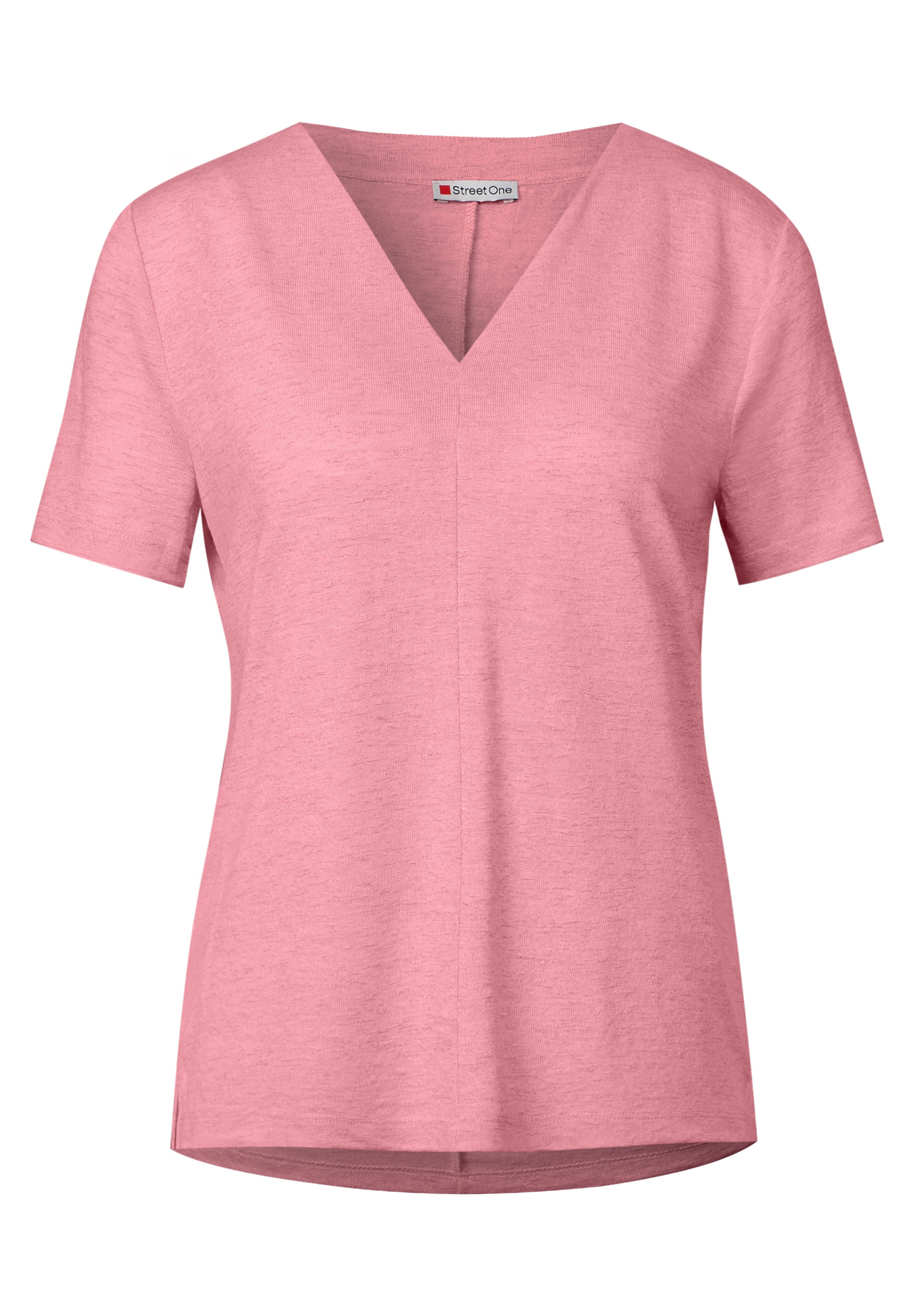 STREET ONE T-Shirt, mit V-Ausschnitt