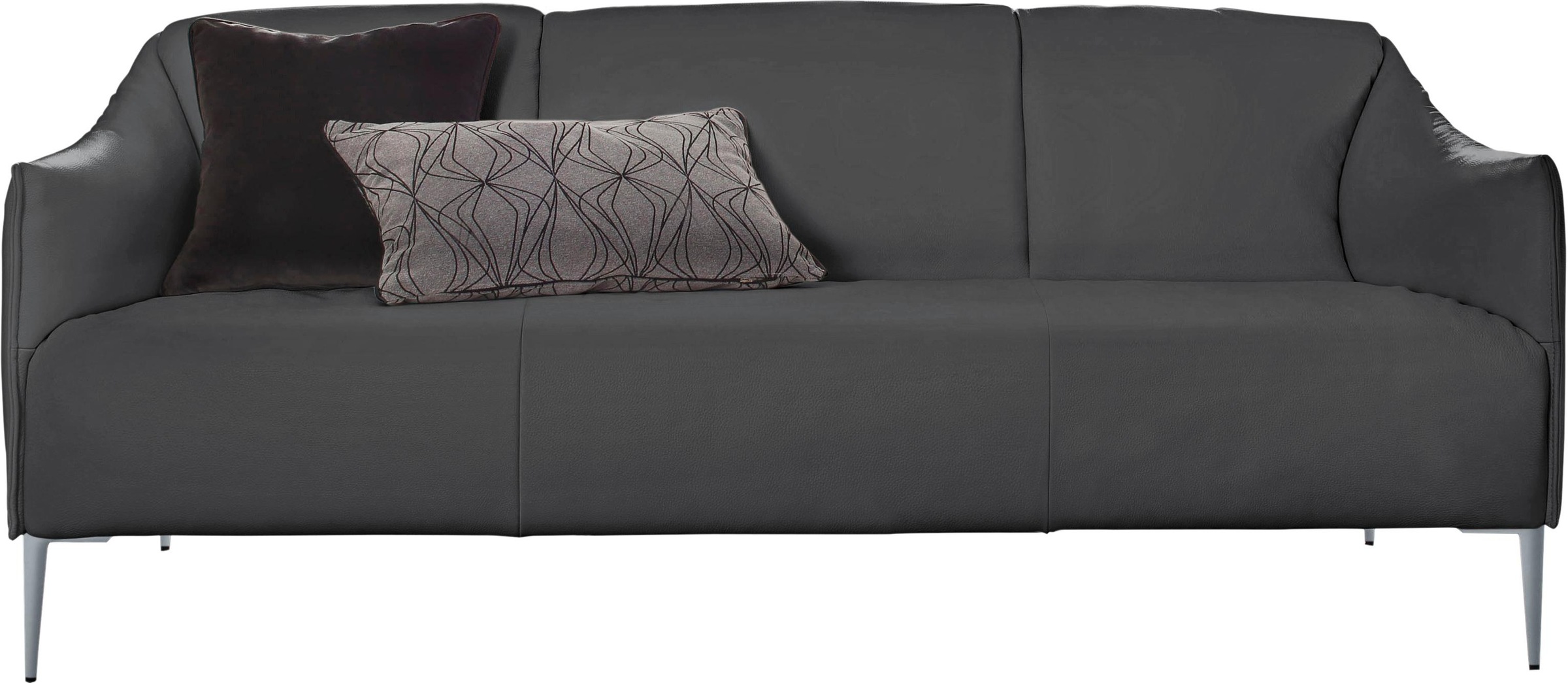 W.SCHILLIG 2,5-Sitzer »sally«, mit Metallfüßen in Silber matt, Breite 194 cm