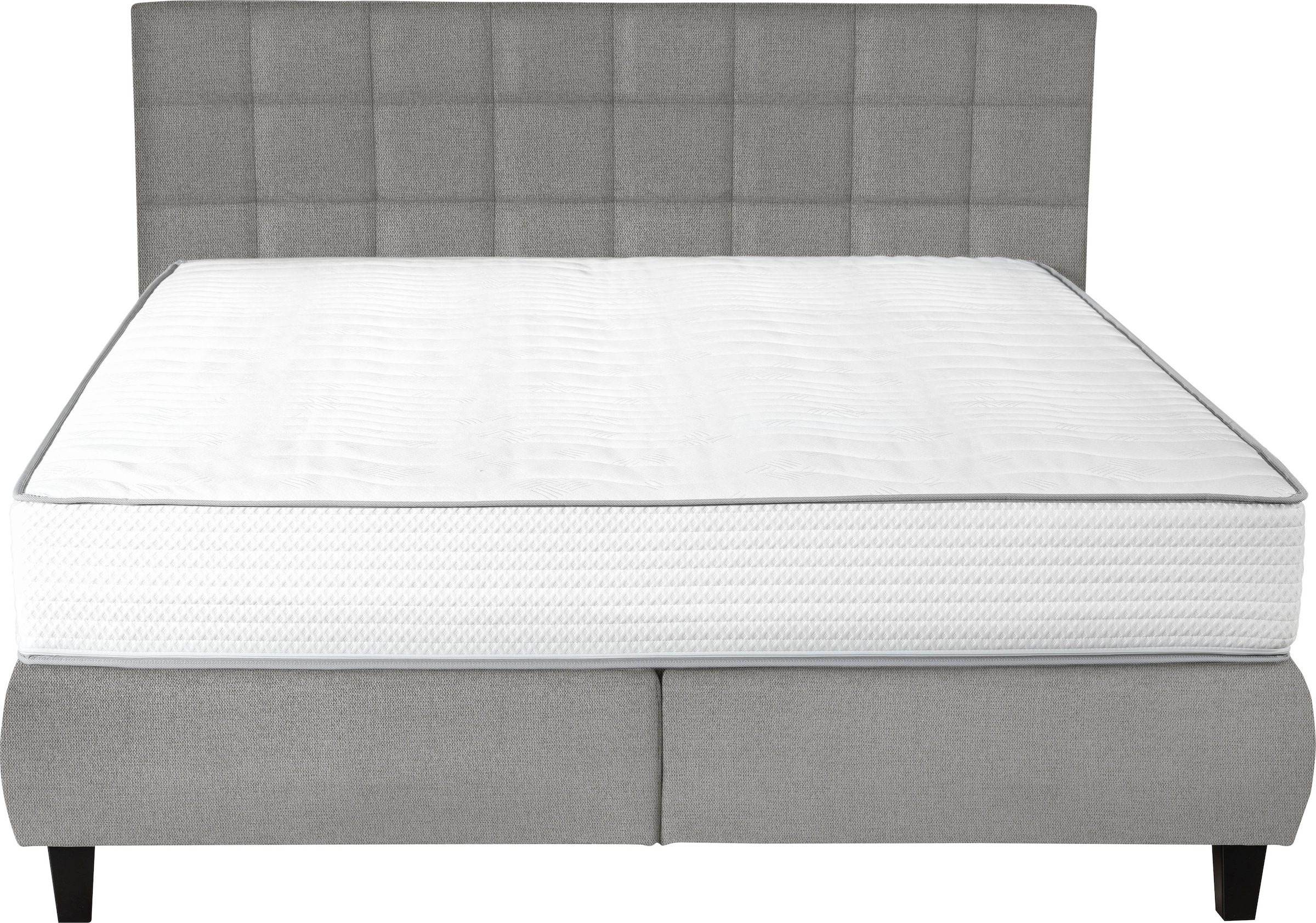 alina Boxspringbett »Edera«, Doppelbett wahlweise mit Topper, Liegefläche 180x200 cm, mit Steppung