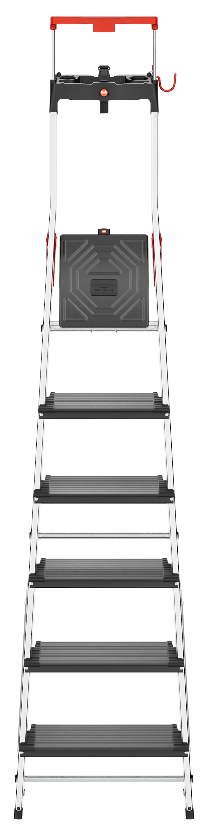 Hailo Stehleiter »L100 TopLine« Alu-Sicherheits-Stehleiter  6 Stufen