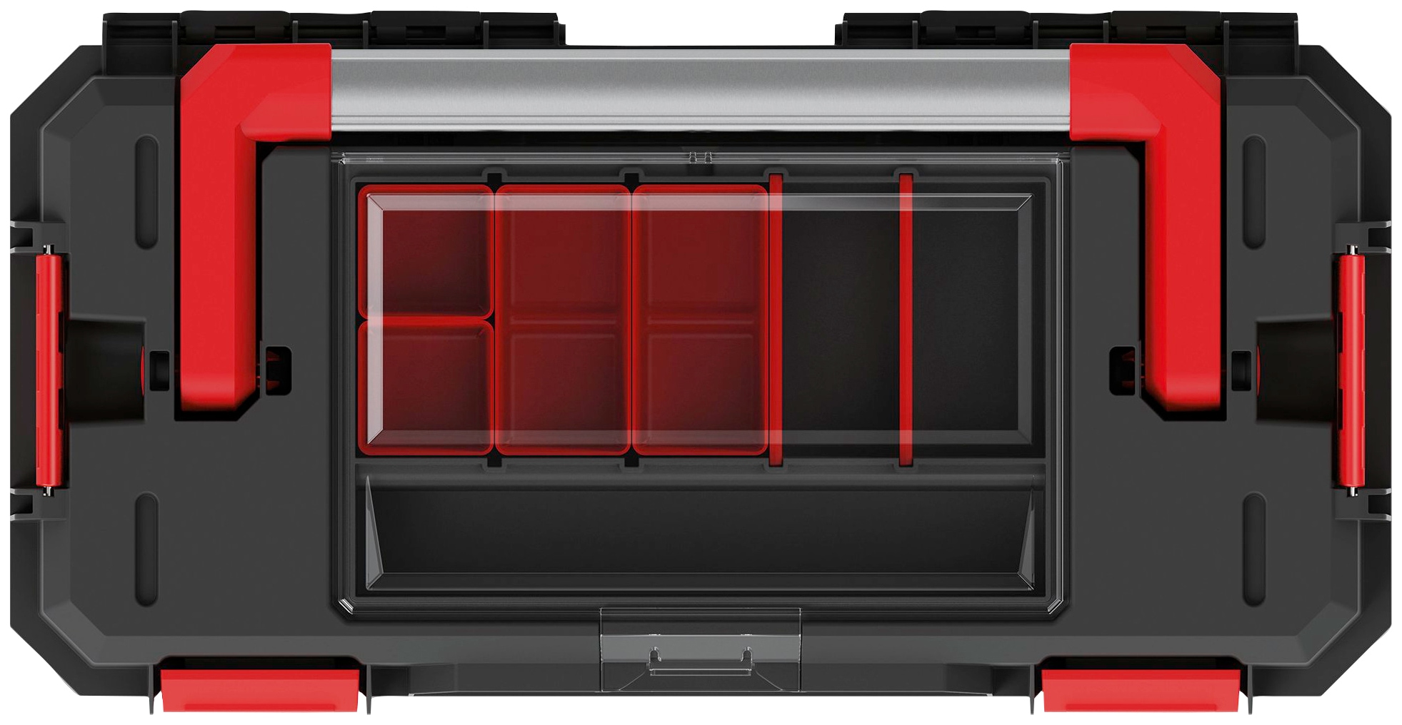 Prosperplast Werkzeugbox »X BLOCK Raten x | BAUR LOG«, ALU cm 26,4 x auf 28 55