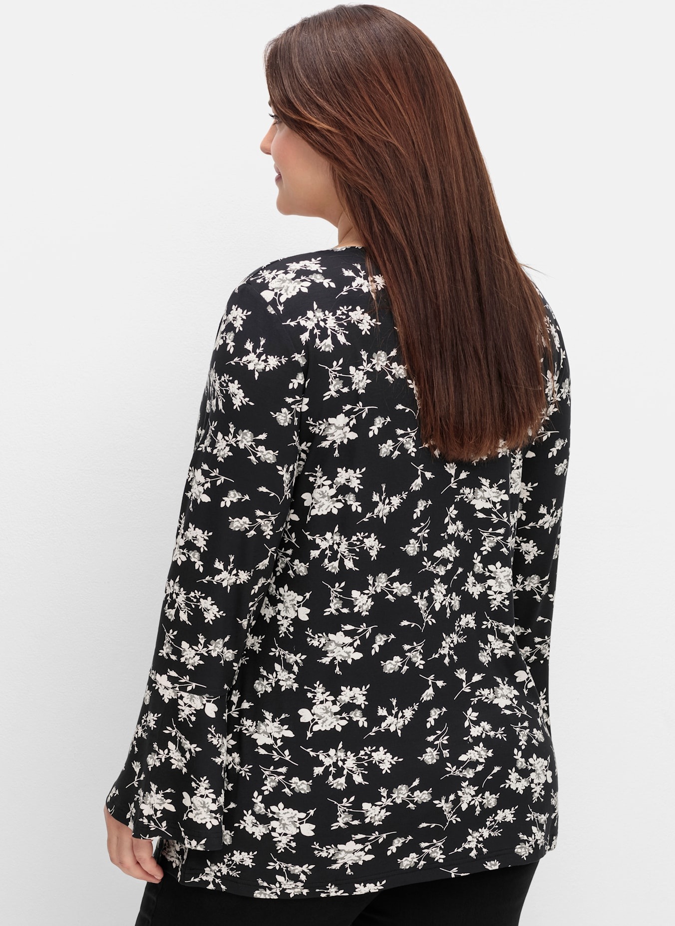 Sheego Langarmshirt »Langarmshirt«, (1 tlg.)