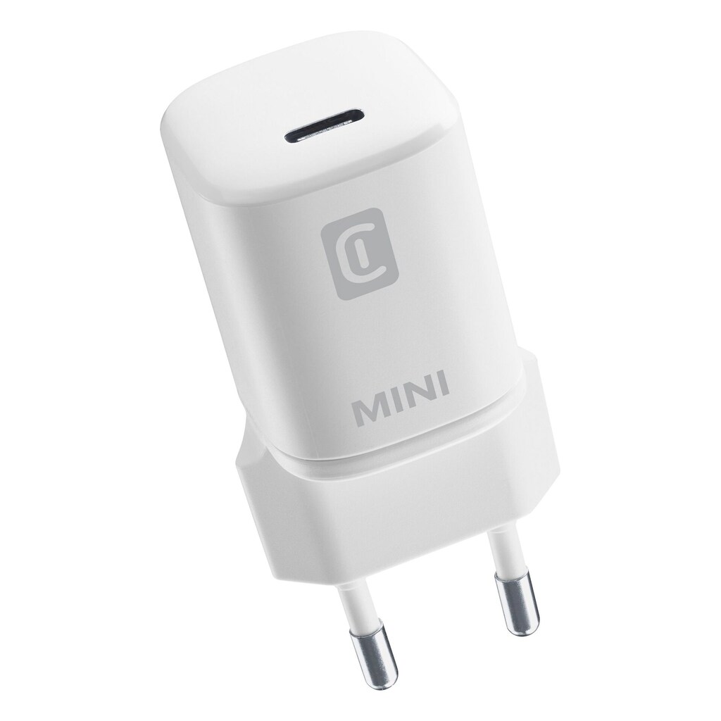 Cellularline Smartphone-Ladegerät »Mini USB-C charger 20W für iPhone«