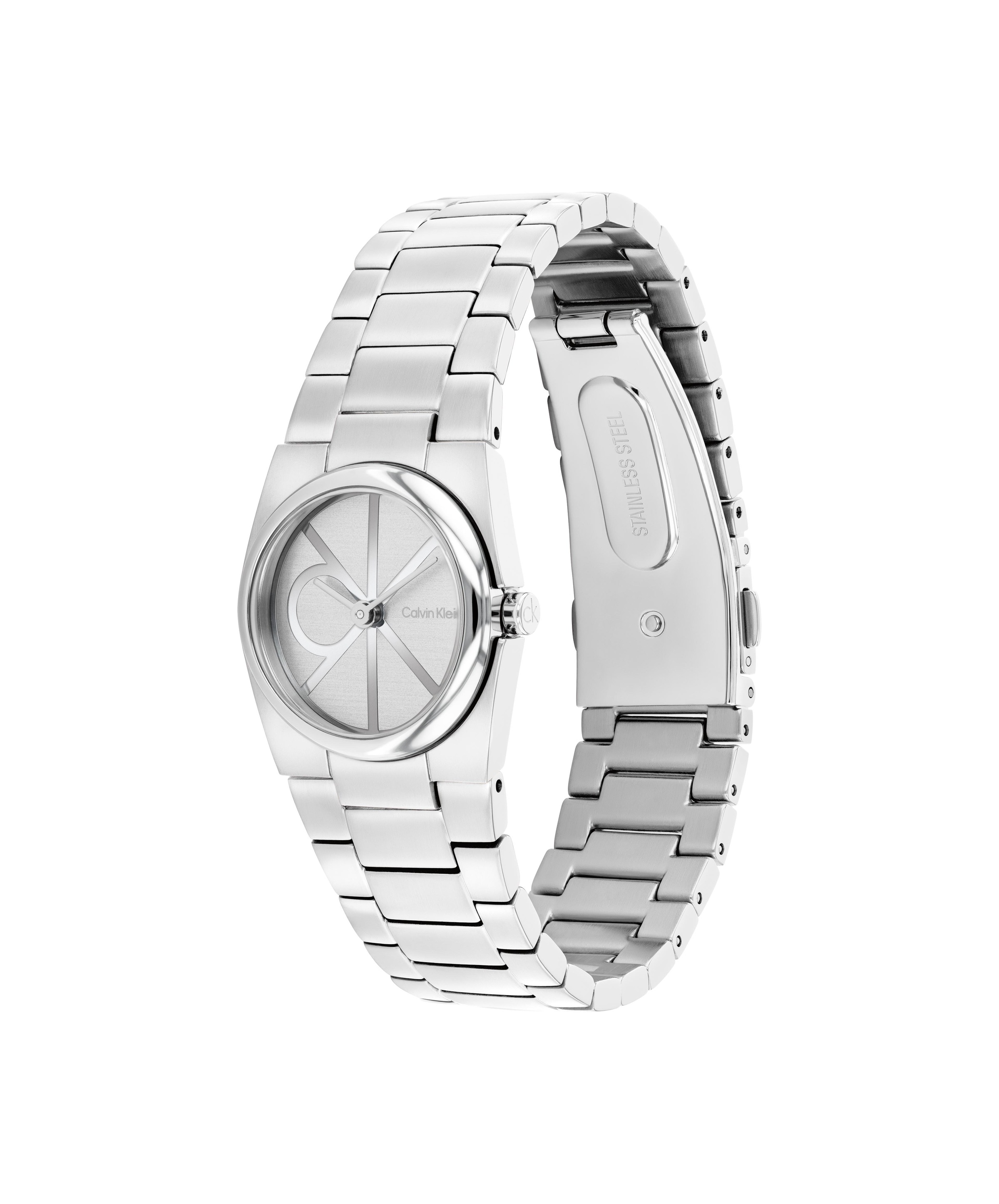 Calvin Klein Quarzuhr »CK UNITE«, Armbanduhr, Damenuhr, Edelstahlarmband, analog