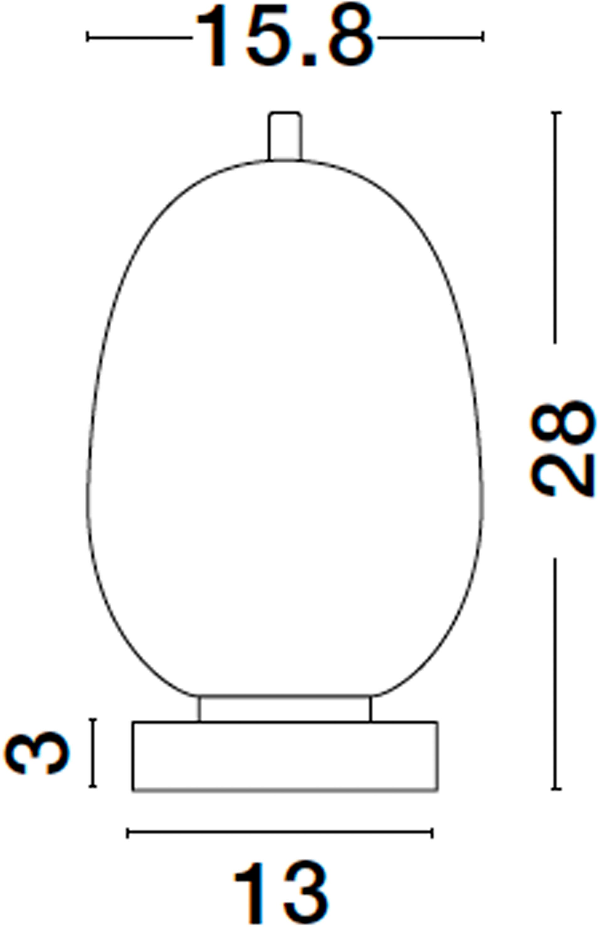 Nova Luce Tischleuchte »LATO« E14 1 Stk. Ohne Leuchtmittel