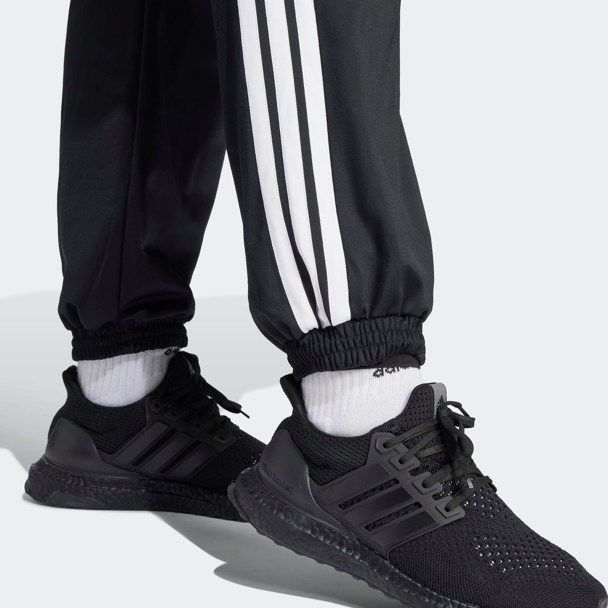 adidas Sportswear Sporthose »W 3S TP TRIC«, (1 tlg.), drei Streifen Trainingshose aus Trikotstoff, Trackpants