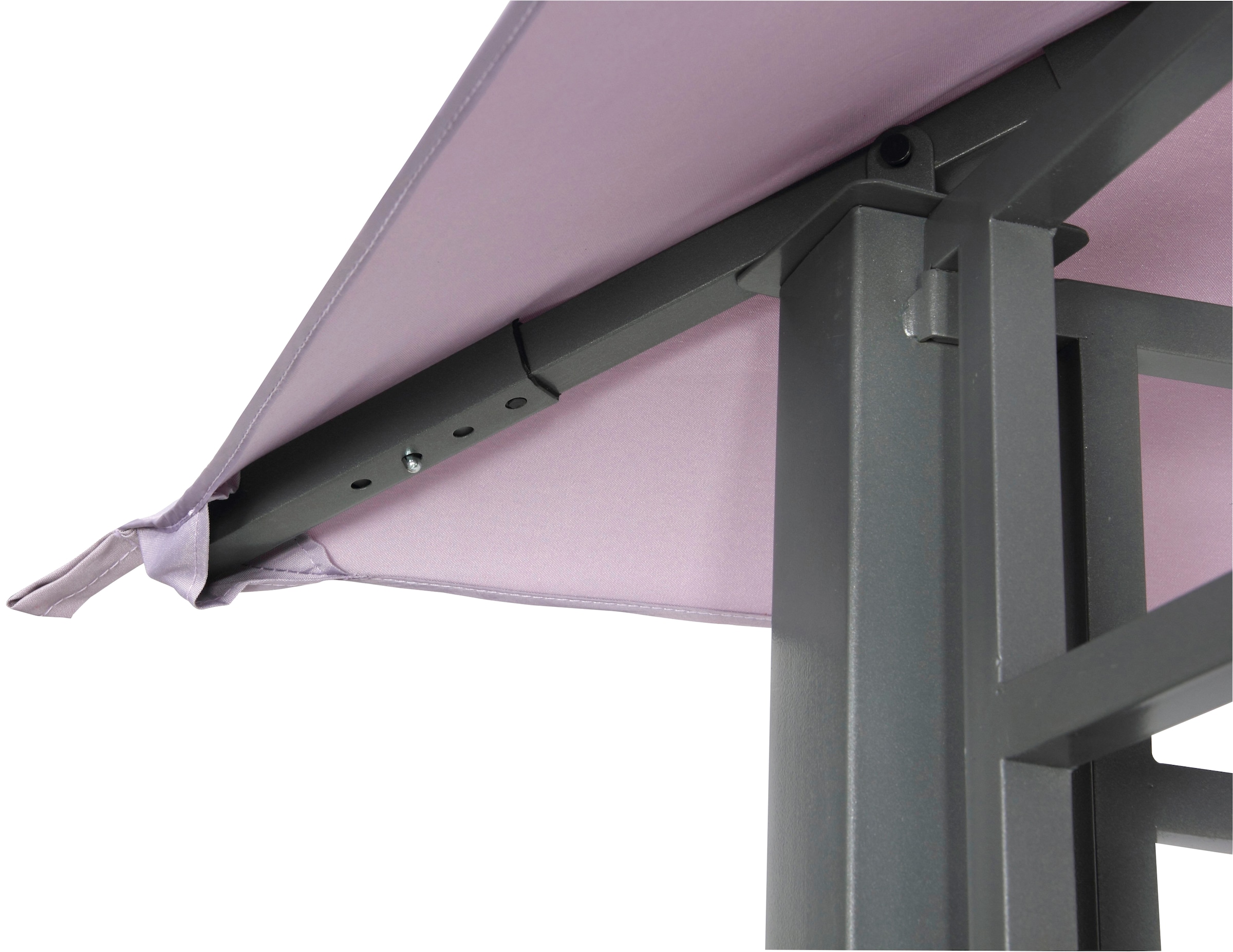 Tepro Pavillon »Lehua«, BxTxH: 330x330x285 cm, Seitenteil als Markise ausklappbar