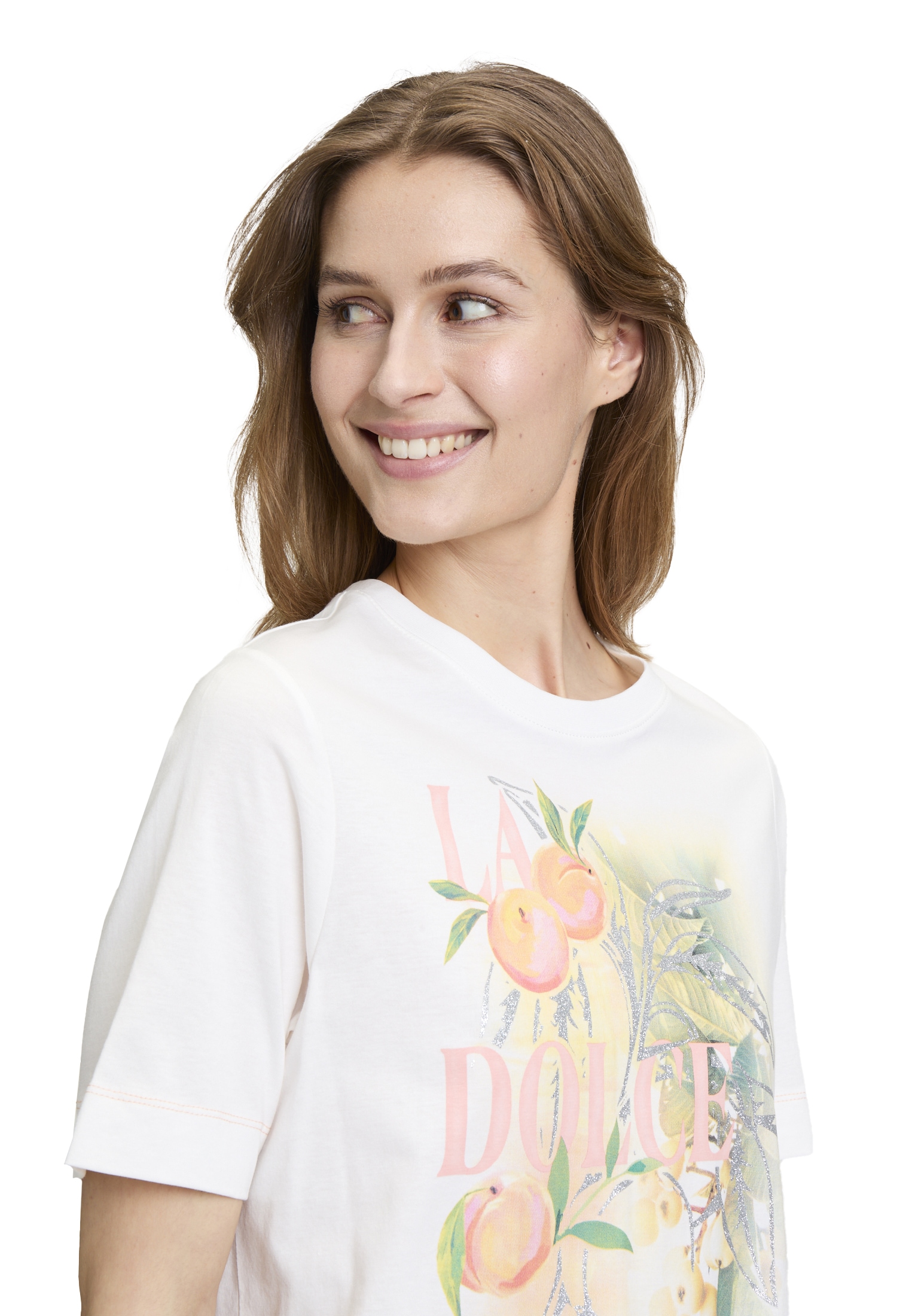 Cartoon Kurzarmshirt »Cartoon Printshirt mit Rundhalsausschnitt«, (1 tlg.), Placement