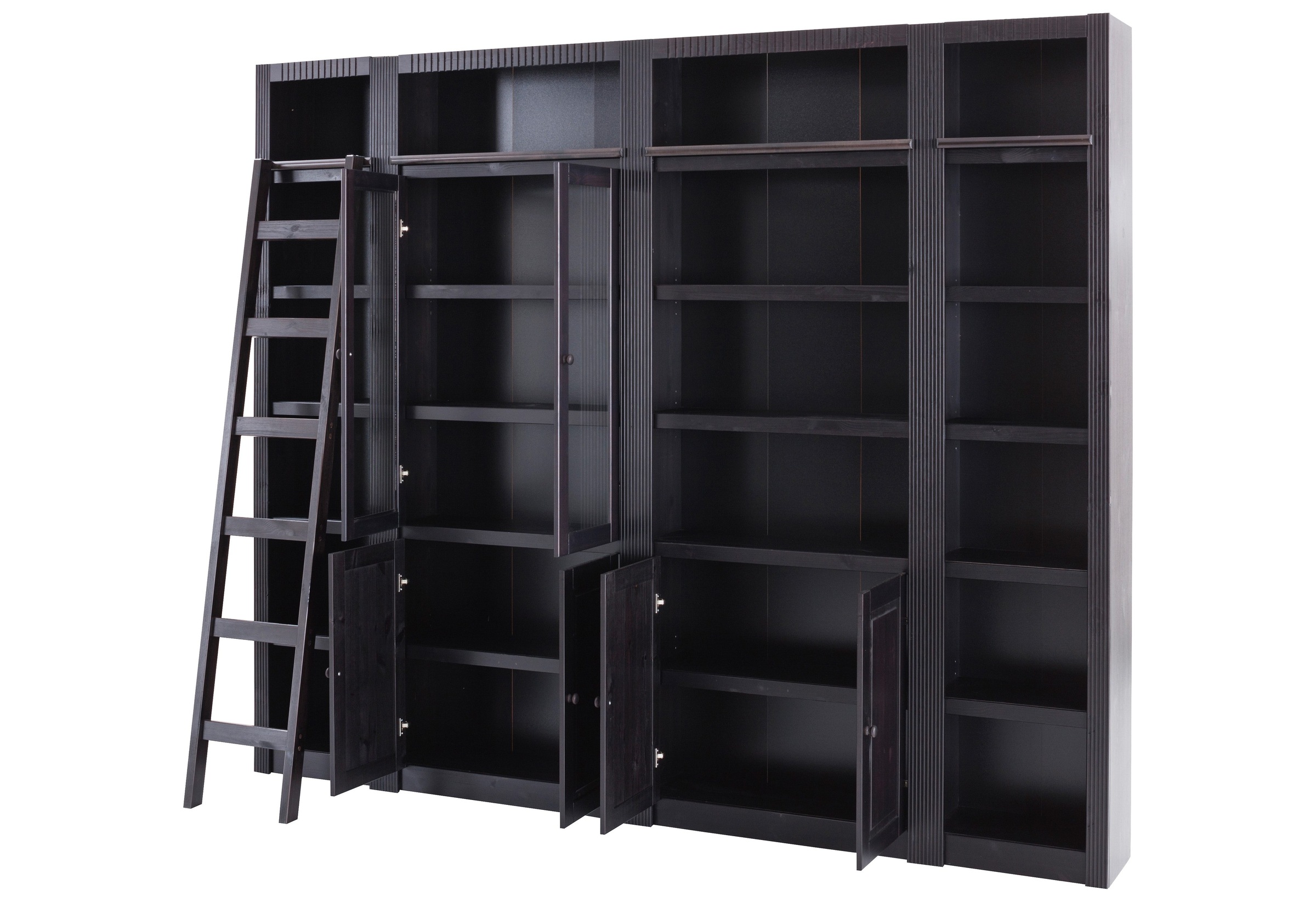 OTTO home Bücherwand "Bergen" aus massivem schönen Kiefernholz, Breite 255 günstig online kaufen