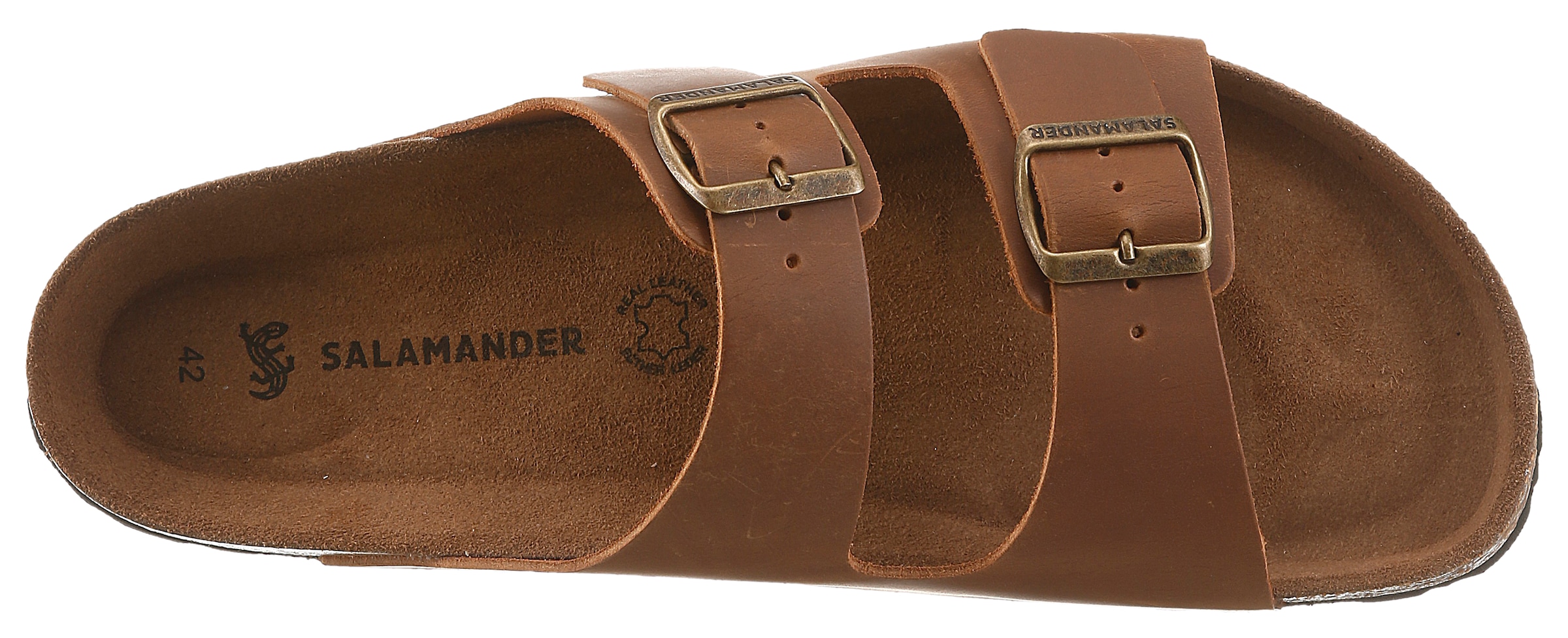 Salamander Pantolette  Sommerschuh, Hausschuh mit Schnallenverschlüsse und Fußbett