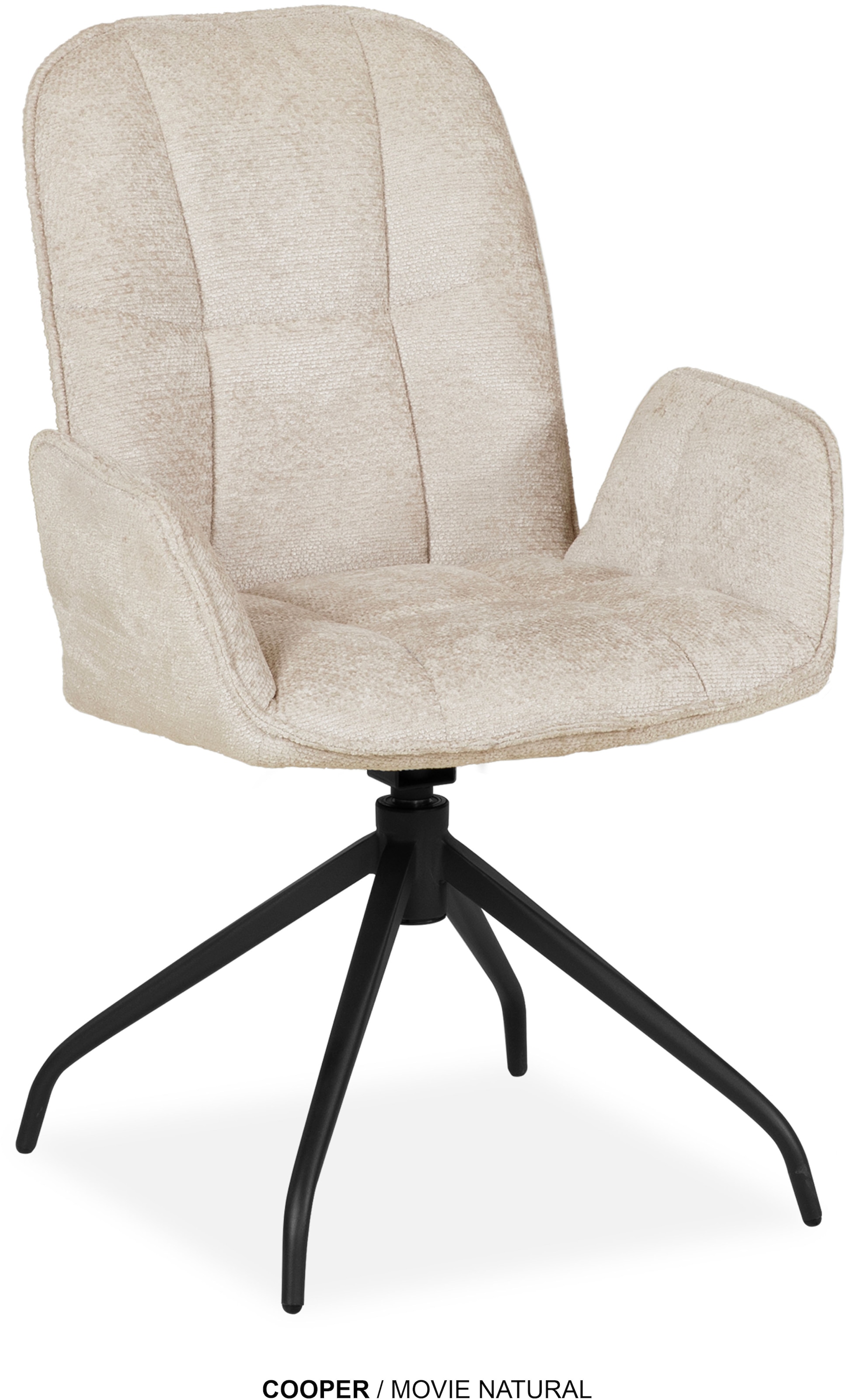 OMG Design Esszimmerstuhl "Cooper" (Set) 1 Stk. Stoff Drehstuhl mit auto-re günstig online kaufen