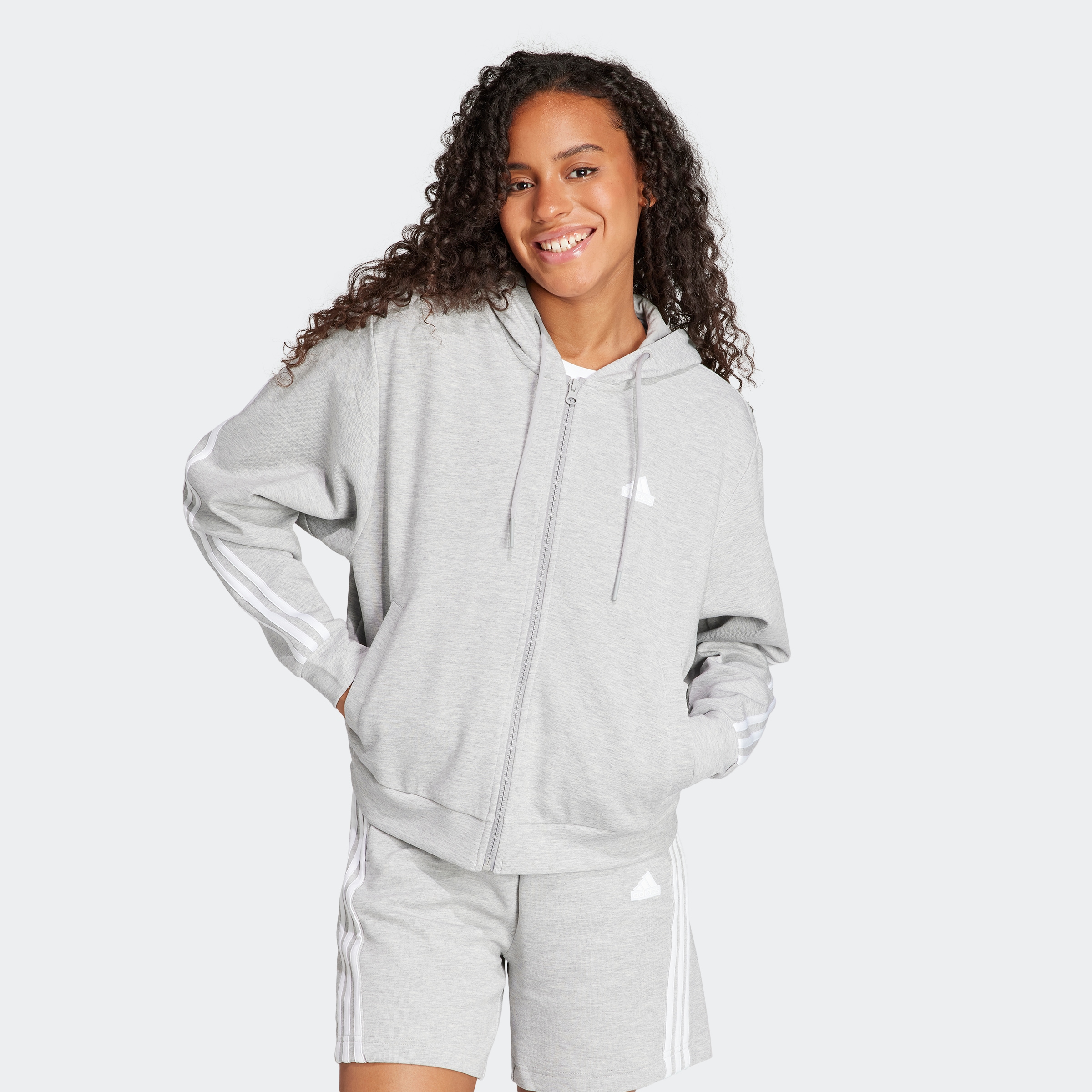 adidas Sportswear Kapuzensweatshirt »W FI 3S FZ HD«