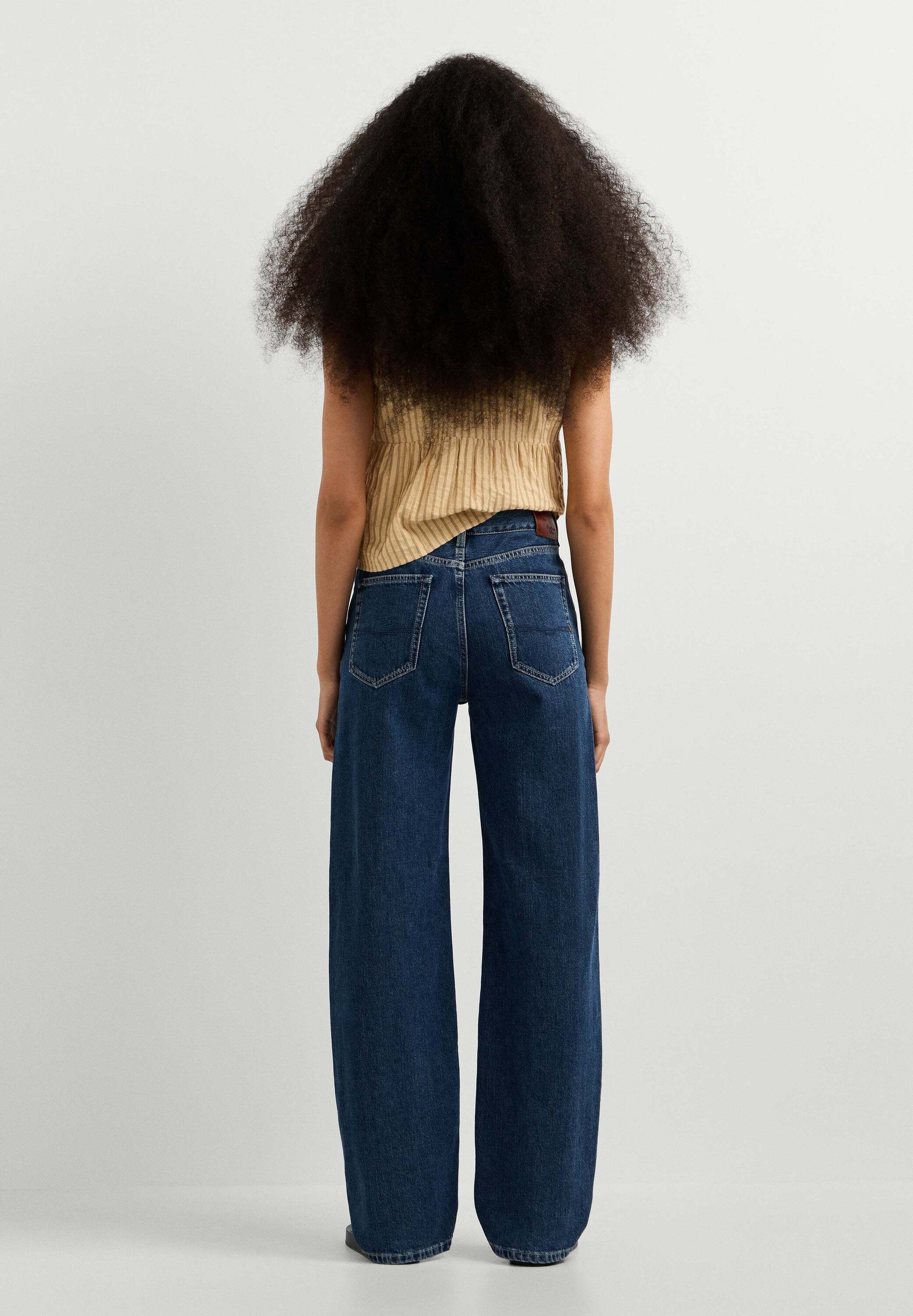 Pepe Jeans Straight-Jeans »straight leg jeans EDEN HW STRAIGHT DARK STONEWASH«