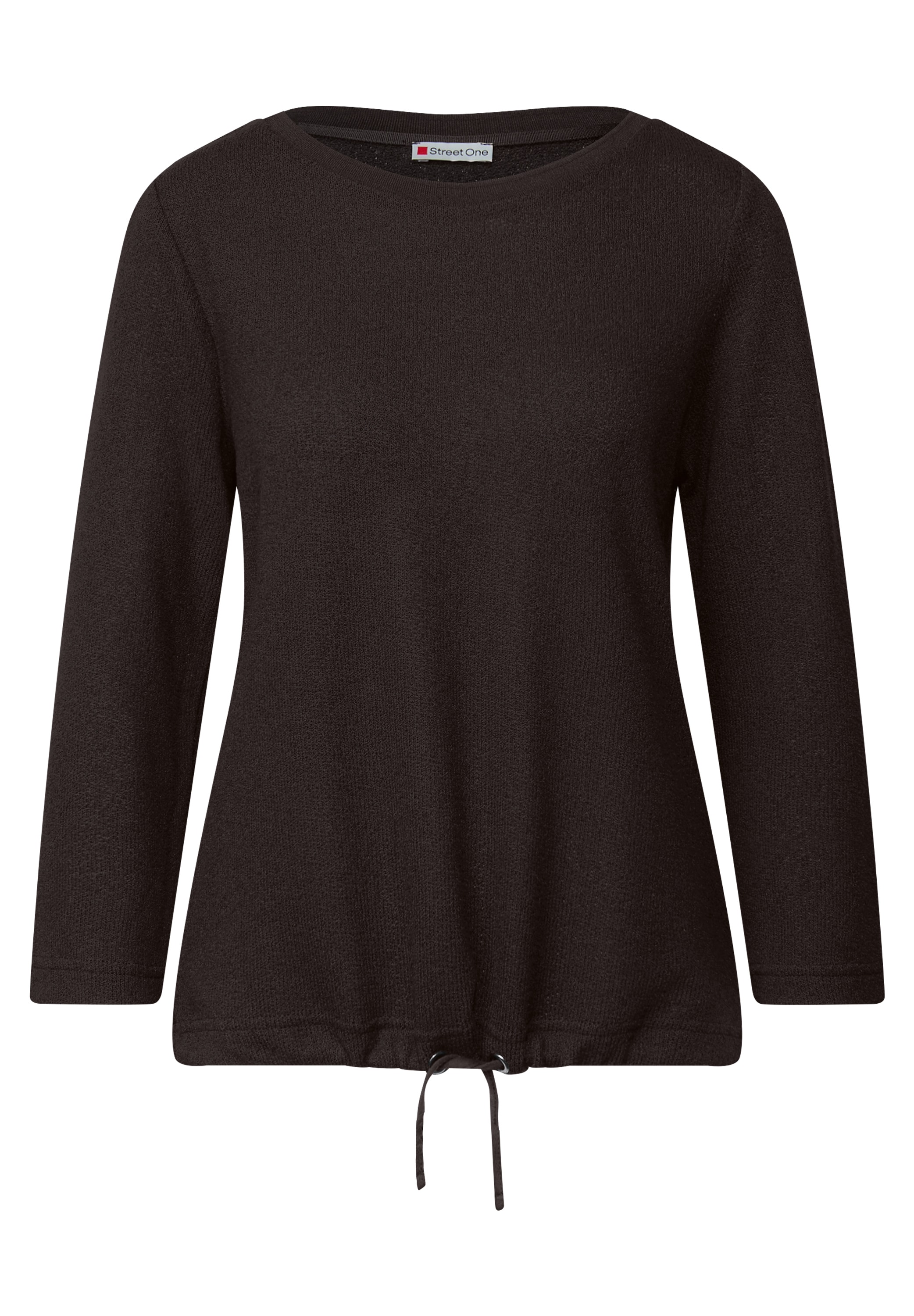 STREET ONE T-Shirt, mit Tunnelzug am Saum