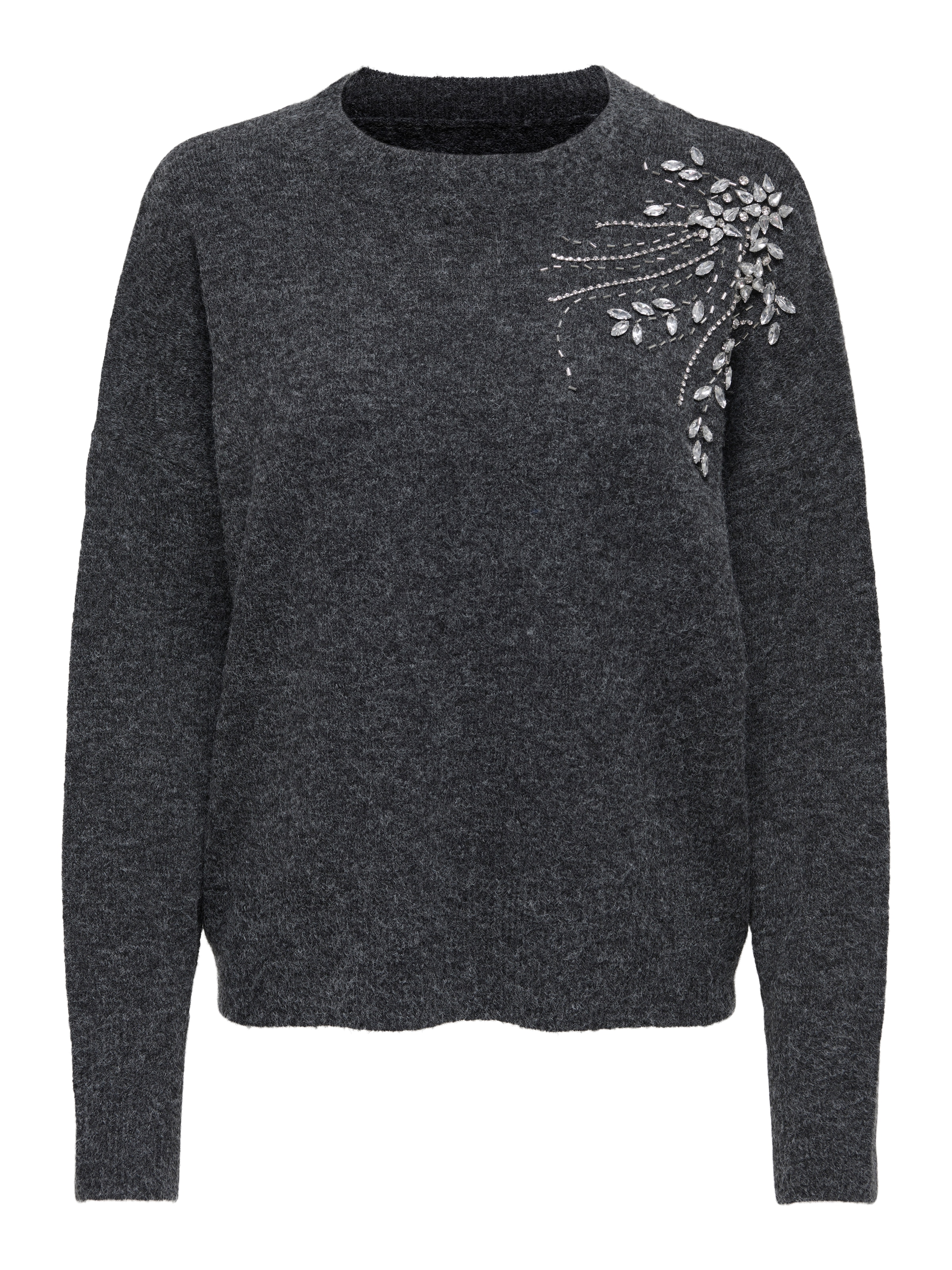 ONLY Strickpullover »ONLRIVA LS HIGH NECK EMB PULLOVER EX KNT«