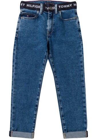 Tommy Hilfiger Straight-Jeans »MODERN STRAIGHT TAPE«, (1 tlg.), mit gewebtem Tommy... kaufen