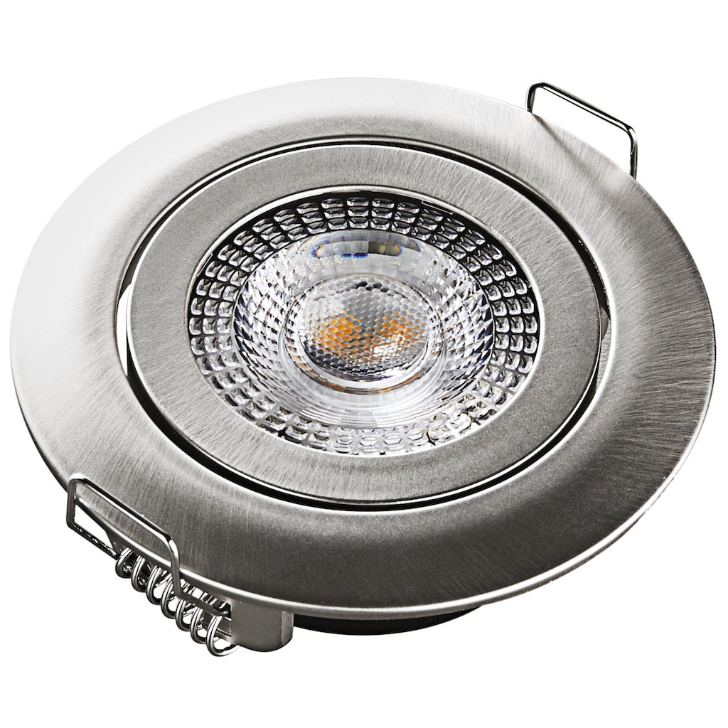 HEITRONIC LED Einbaustrahler »DL7202«, 1 flammig-flammig, Einbauleuchte, Downlight, schwenkbar