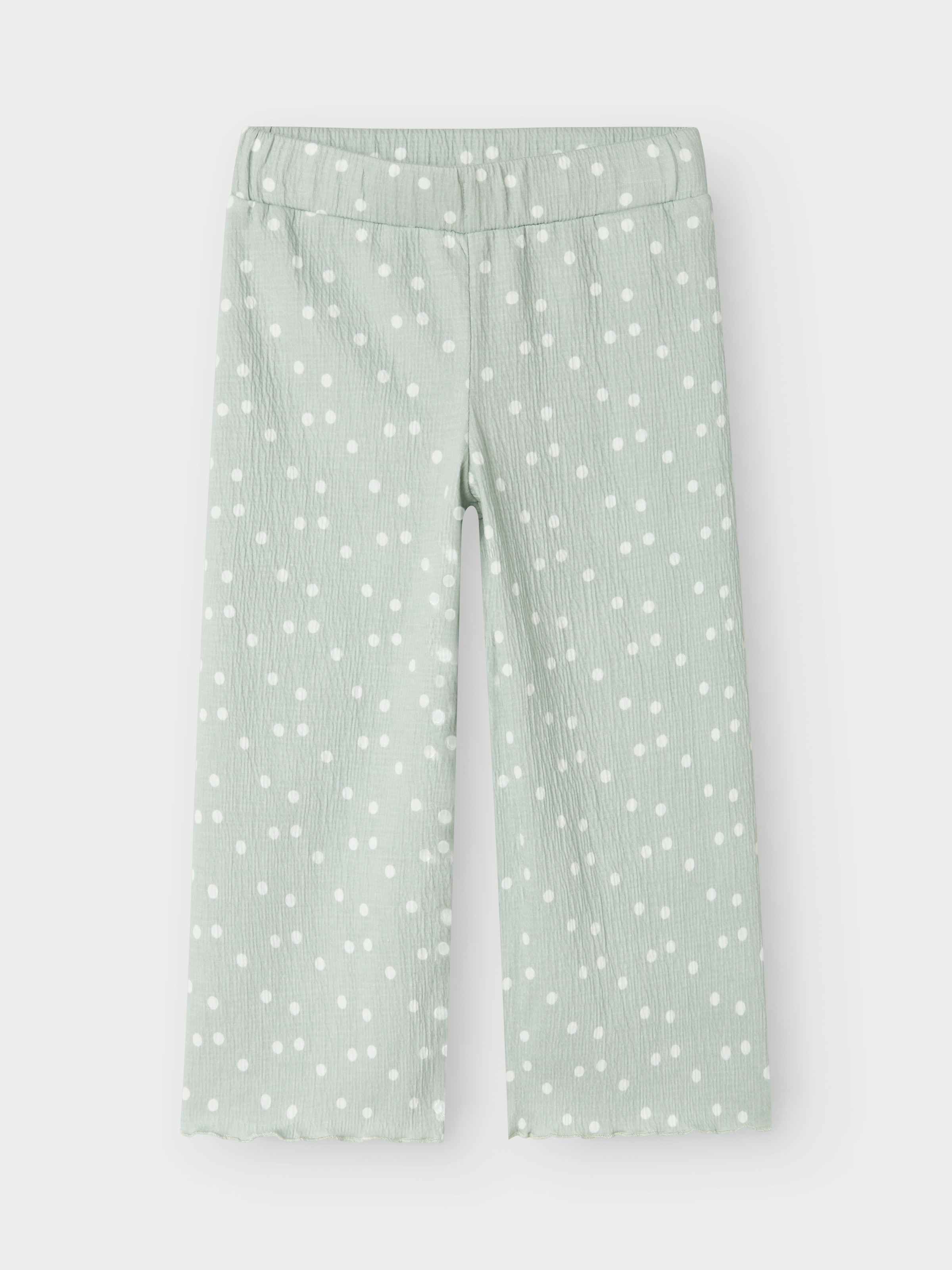 Name It Schlupfhose »NMFJUDY WIDE PANT«, mit süßer Wellenkante am Bein