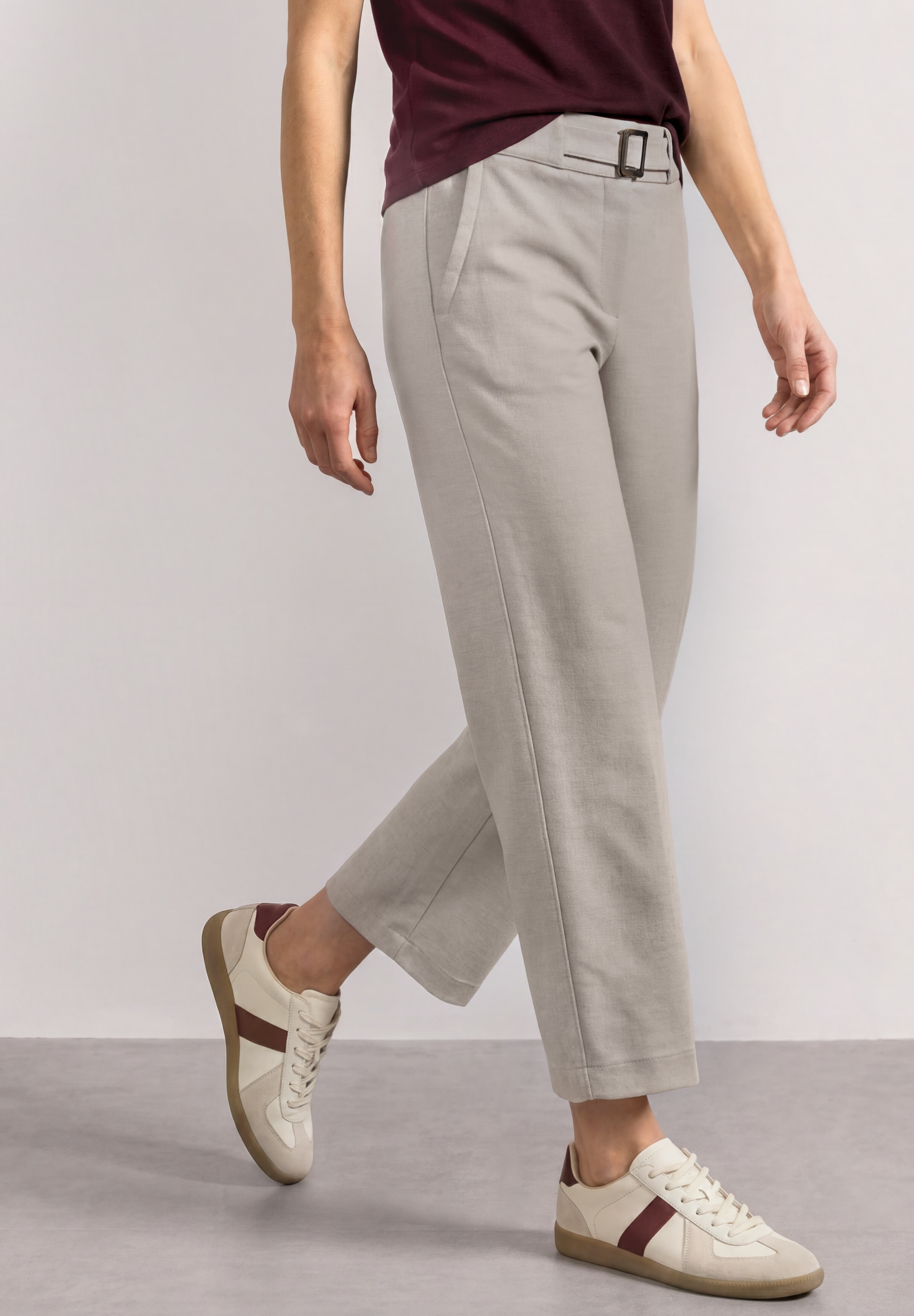 STREET ONE Stoffhose  High Waist