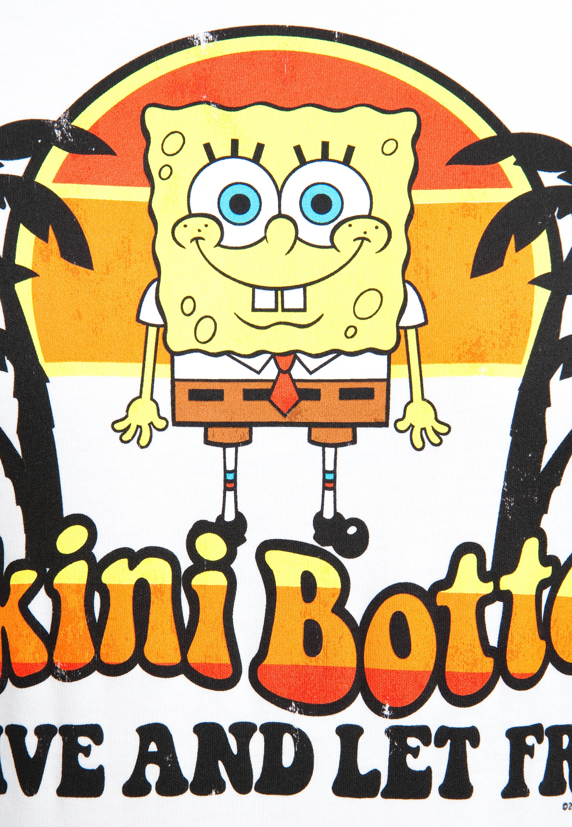 Bikini witzigem »Spongebob mit bestellen ▷ Bottom«, | LOGOSHIRT BAUR Spongebob-Print - T-Shirt