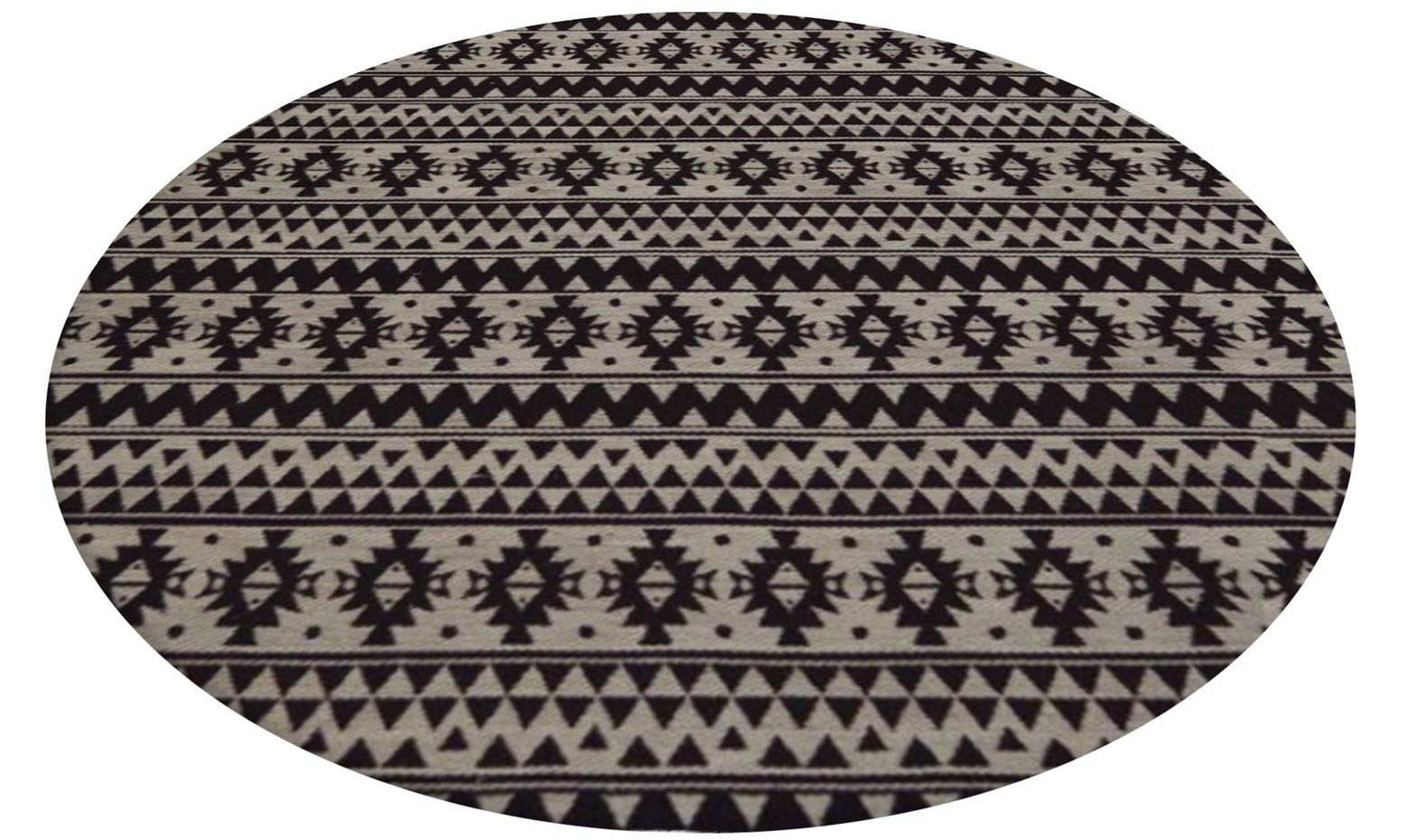 KAYOOM Sunny 210 Rug Black 120x120cm 2