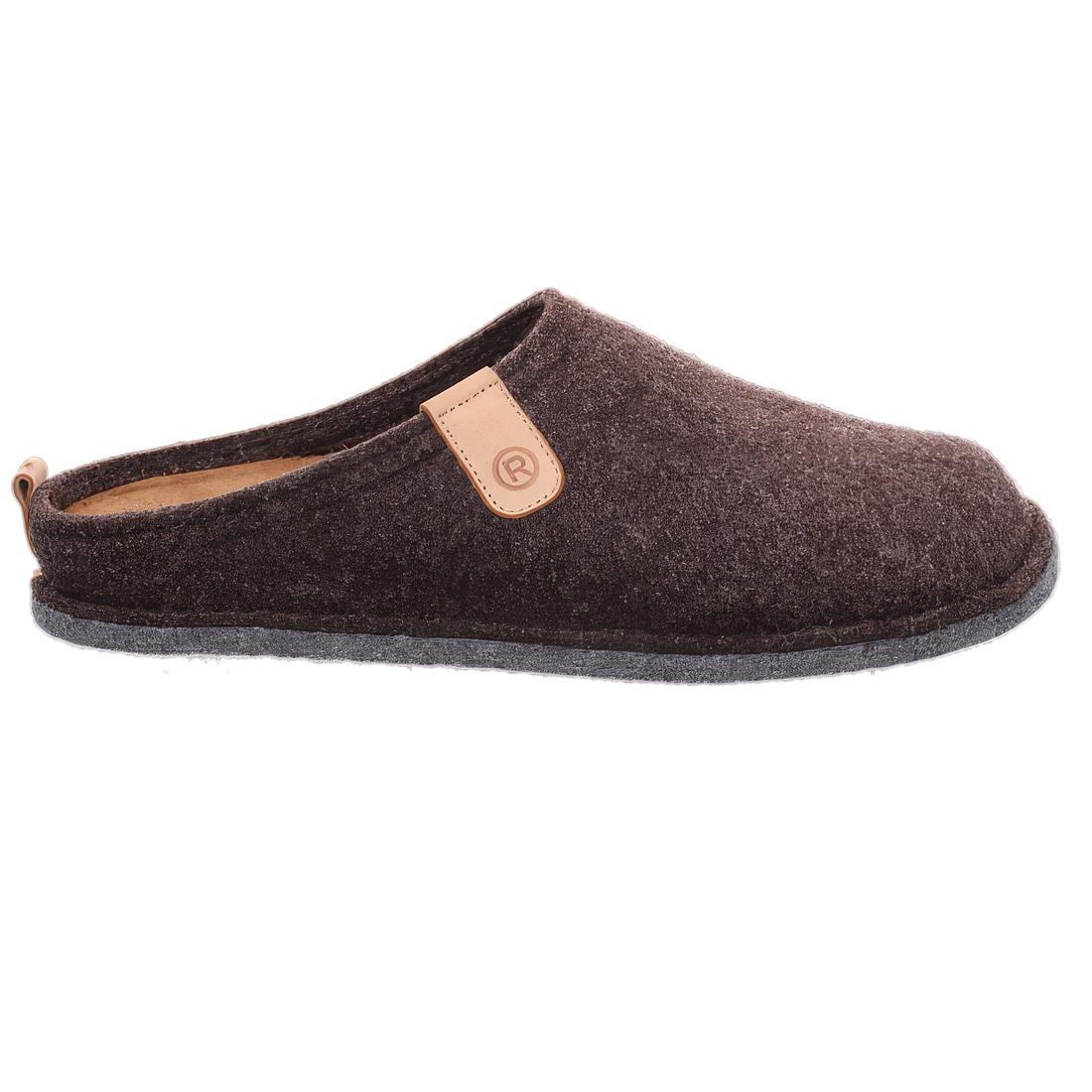 Rohde "Lucca-H" Hausschuh, Schlupfschuh, Clog, Wohlfühlschuh mit Label