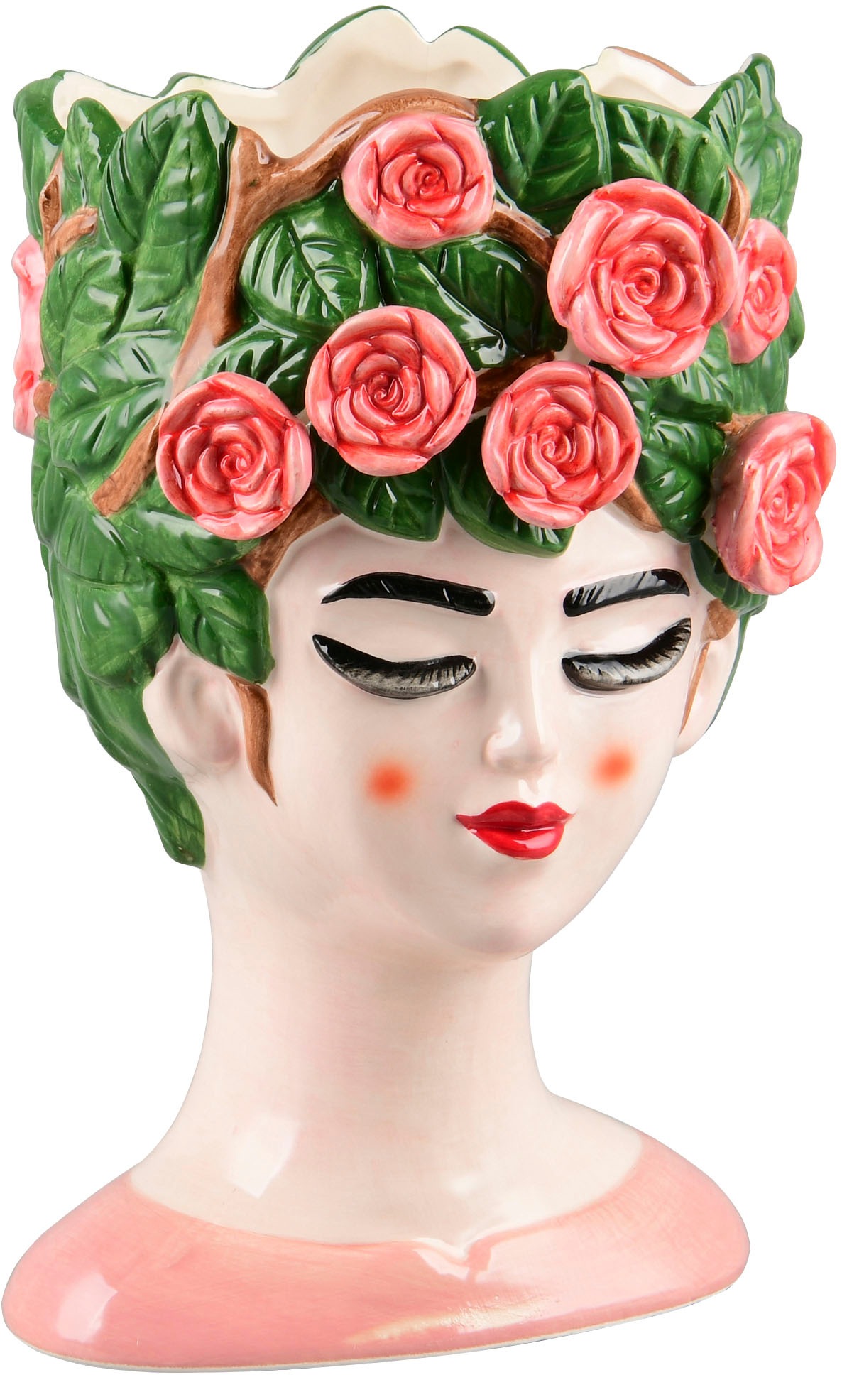 MIRRORS AND MORE Dekovase "ROMINA" Auffällige Dekovase günstig online kaufen