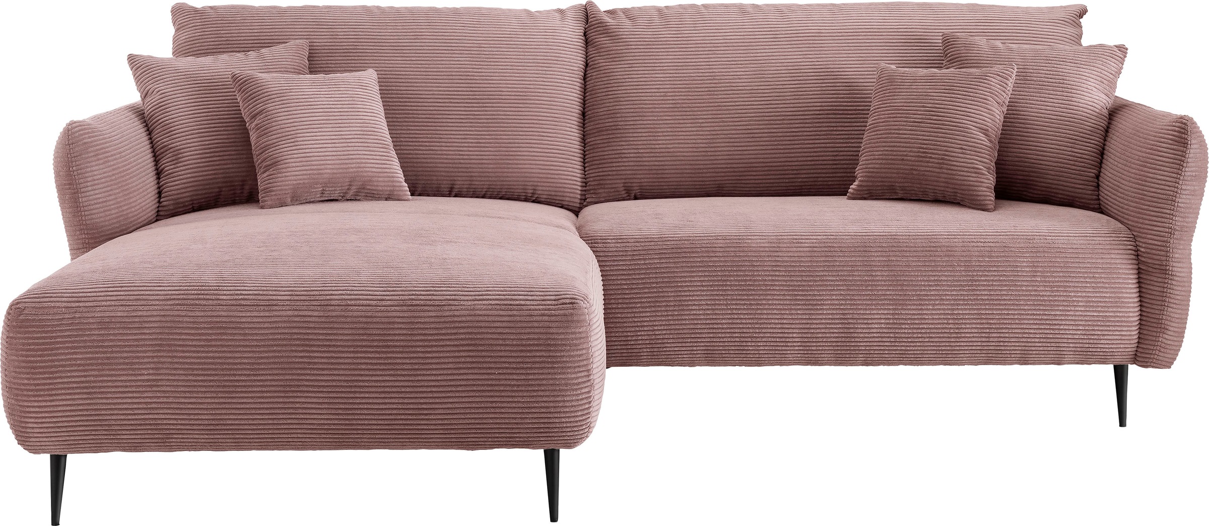 INOSIGN Ecksofa »Amarena L-Form«, inklusive Armlehnenverstellfunktion, 4x Zierkissen gratis