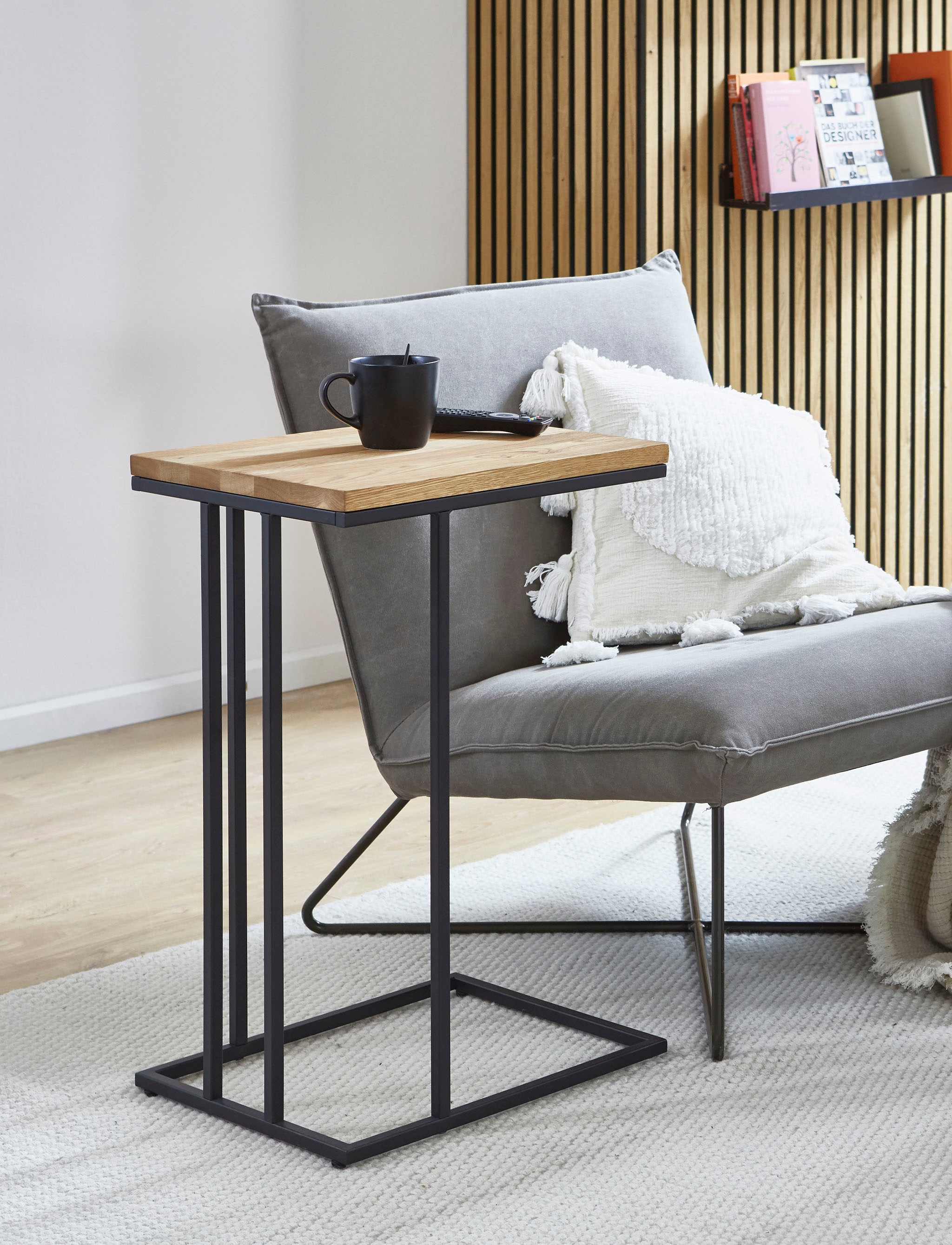 HAKU Beistelltisch »Sofatisch, Wohnzimmertisch« 1 Stk. tlg. rechteckig - aus Massivholz Braun B/T/H 35/46/68 cm
