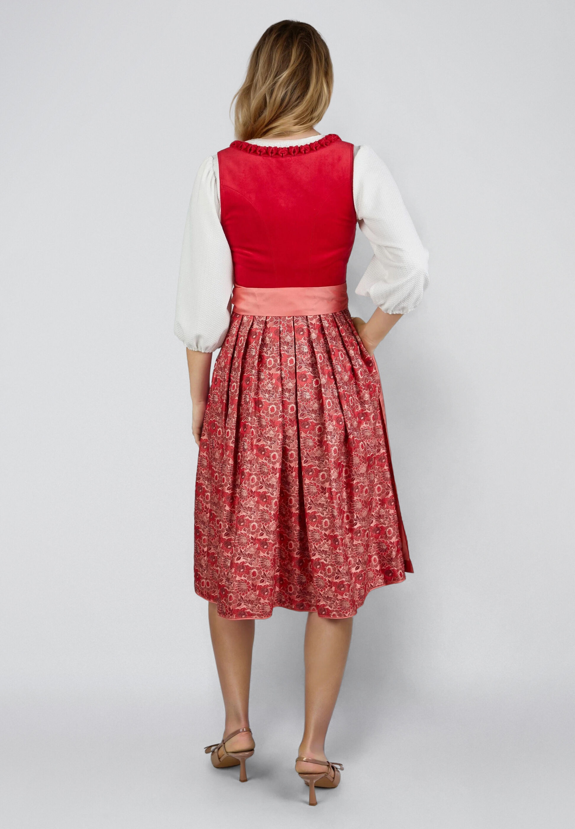 Spieth & Wensky Dirndl »Gloria« feines Samtoberteil