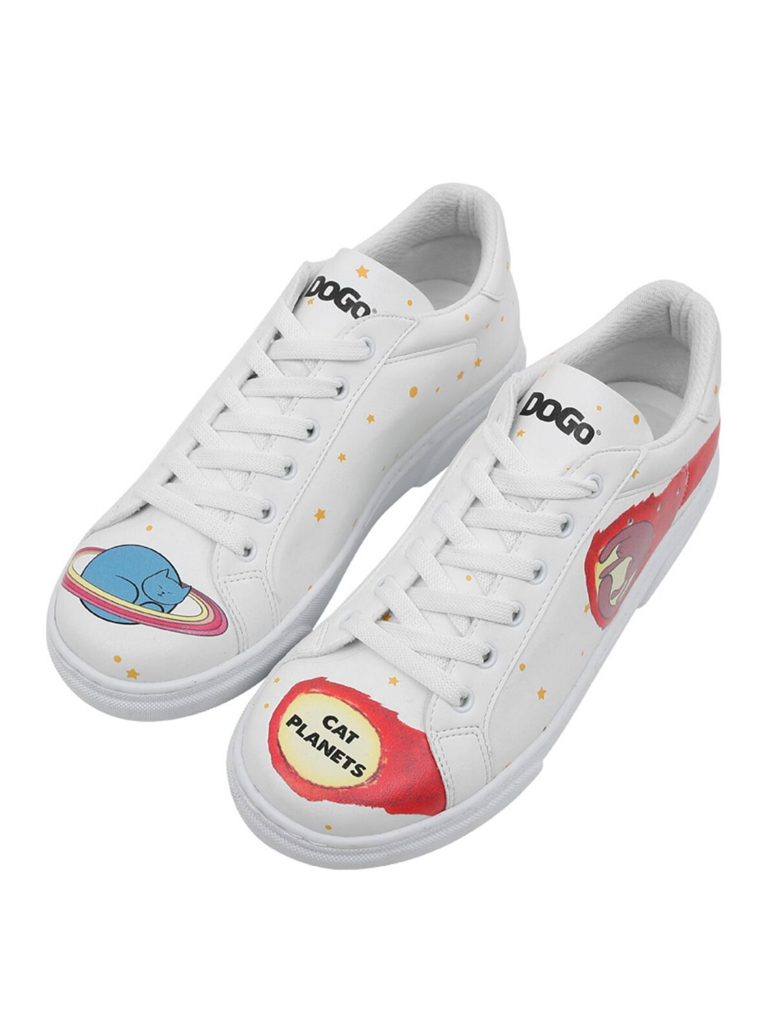 DOGO "Ace Low-Top Sneaker Best Of Tweety And Sylvester Black Damen" Handgefertigt