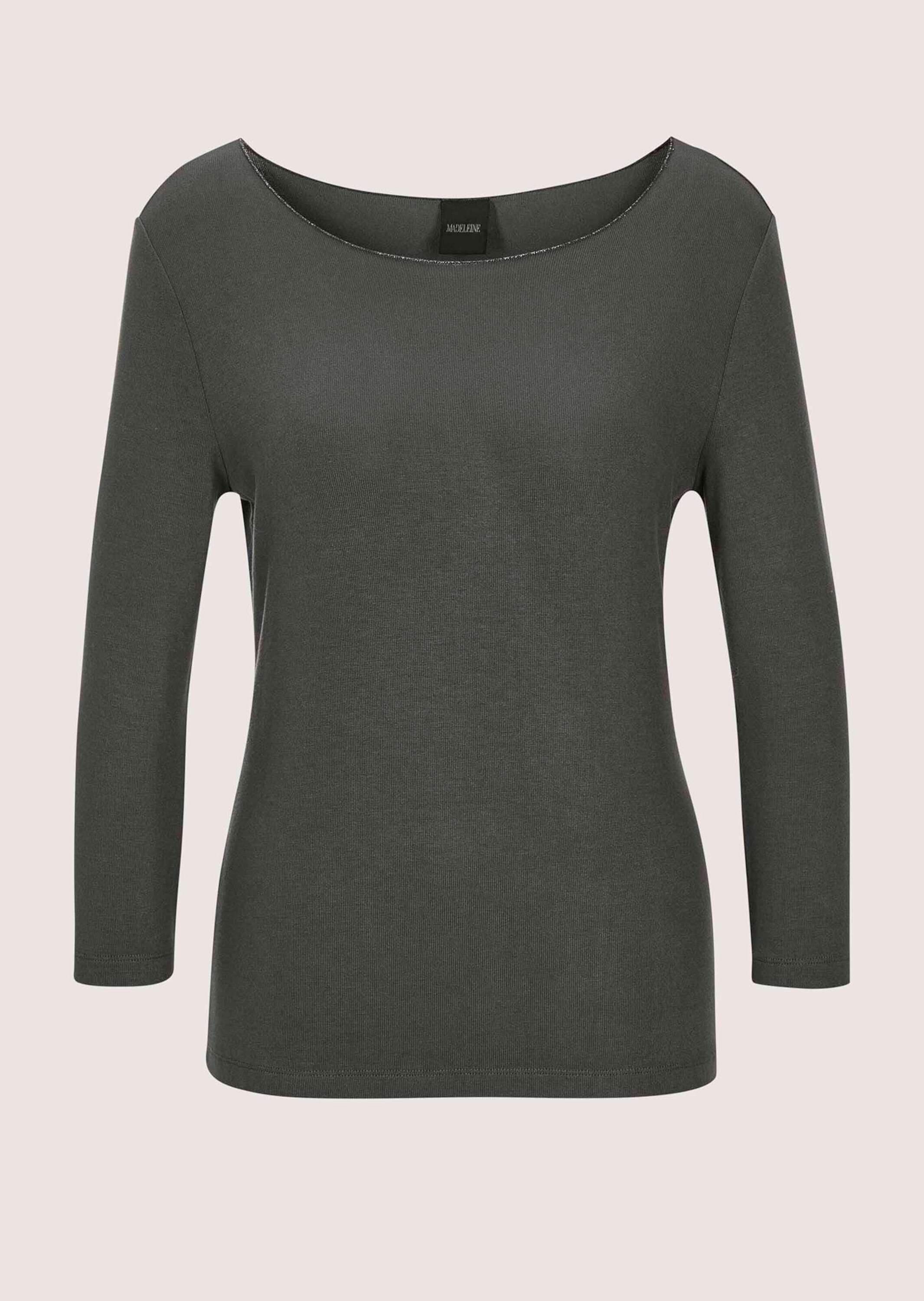 MADELEINE 3/4-Arm-Shirt "Shirt Elegantes Glanzshirt mit Viskose-Stretch" günstig online kaufen