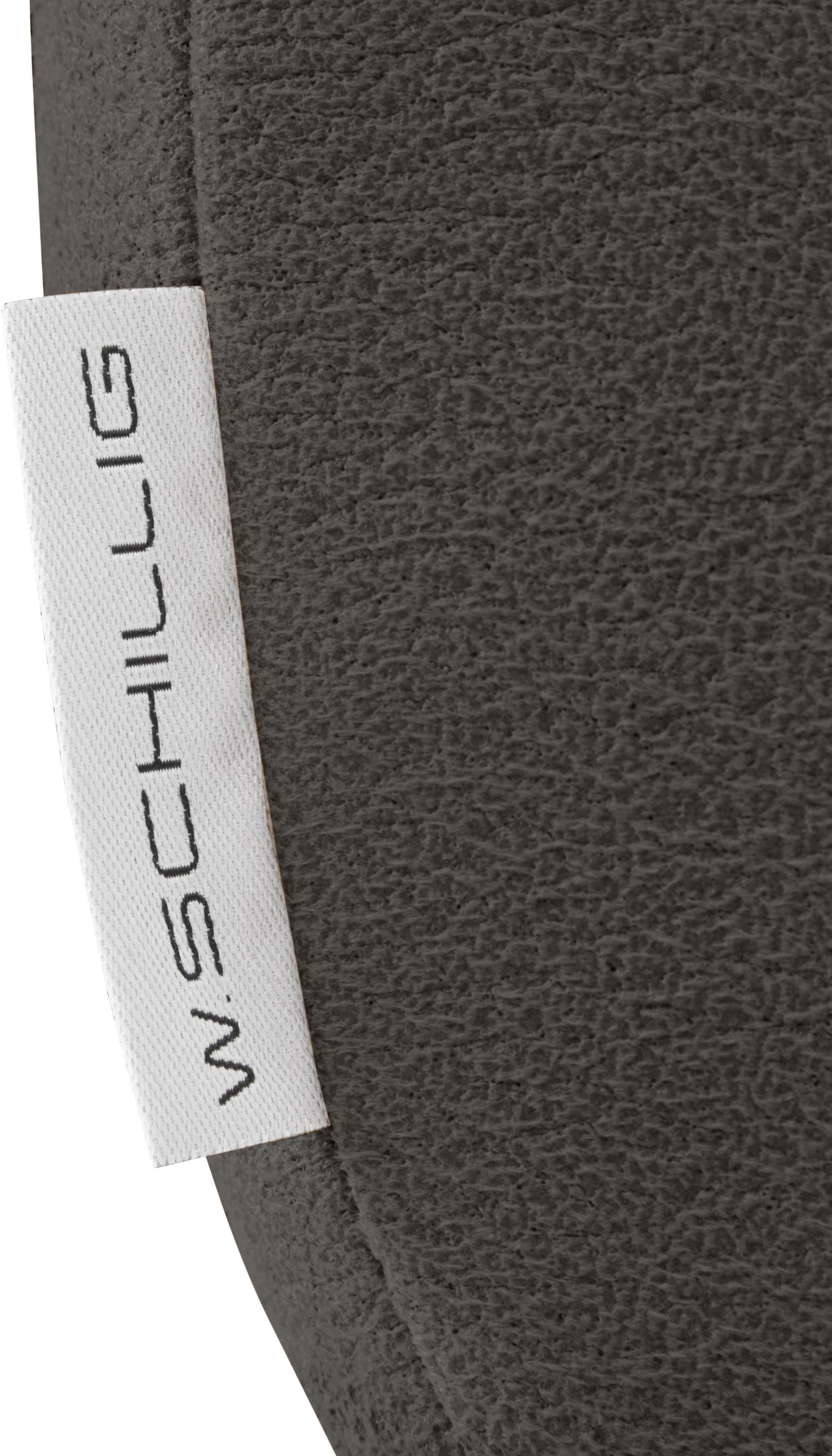 W.SCHILLIG 2,5-Sitzer »enjoy&MORE«, Sitztiefenverstellung, Füße schwarz pulverbeschichtet, Breite 232 cm