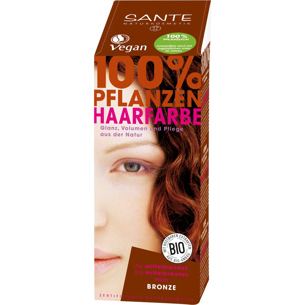 SANTE Haarfarbe »Pflanzenhaarfarbe bronze«