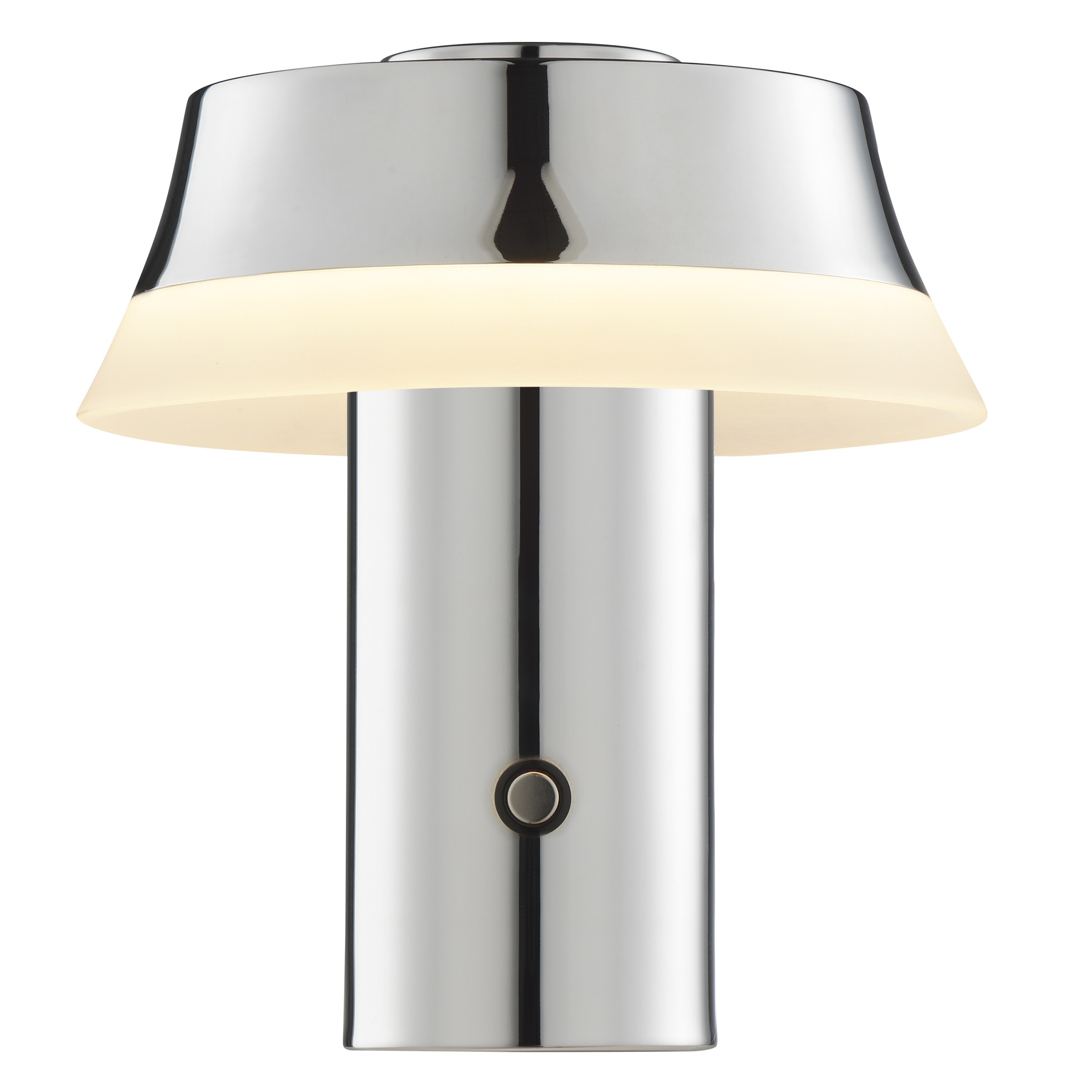 Brilliant LED Tischleuchte »Kinich« LED-Modul 1 Stk. Warmweiß LED Akku-Leuchte, 17 cm, 240 lm, per wireless charging & USB ladbar