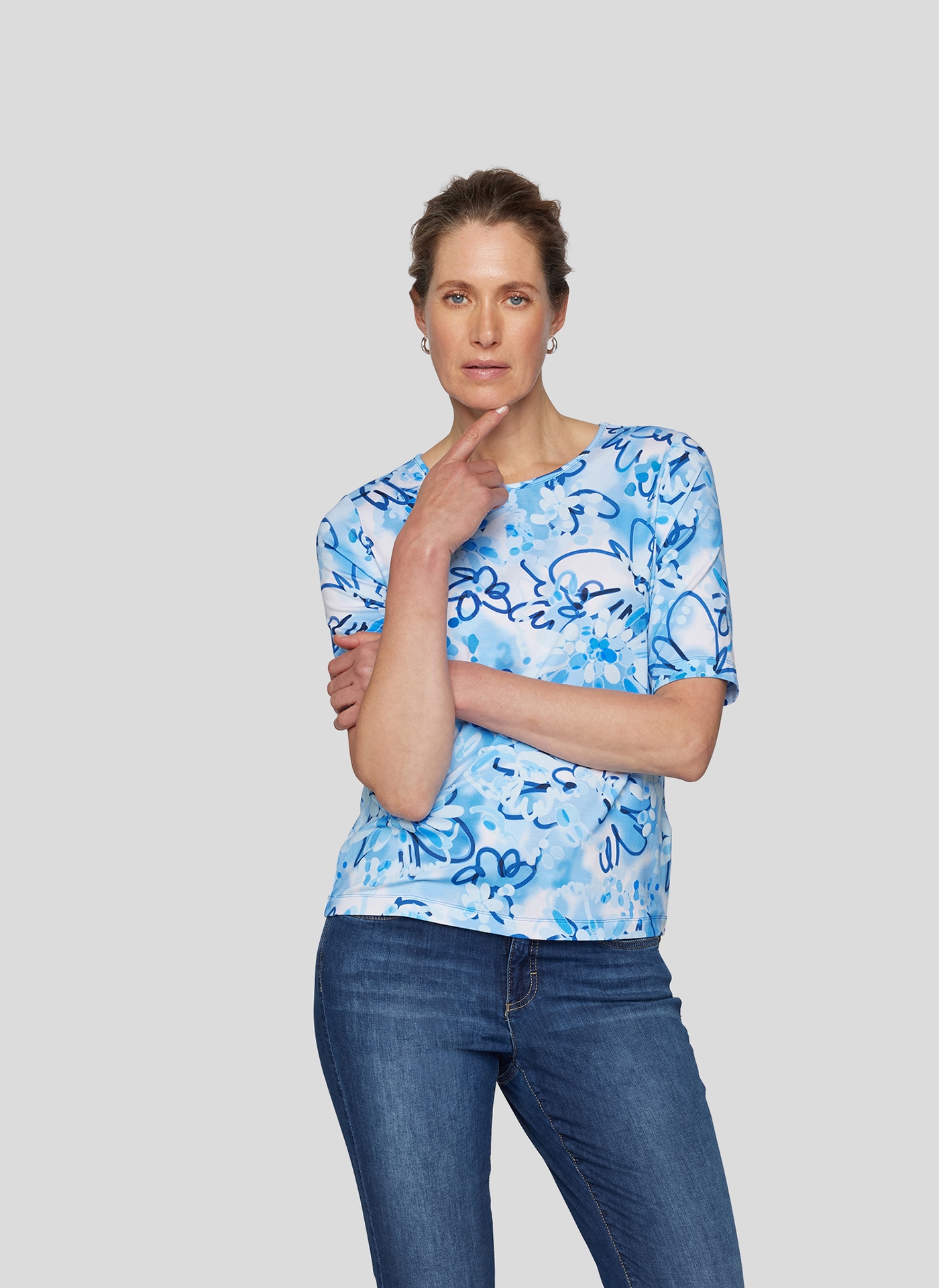 Print-Shirt »RABE T-Shirt mit Blumenmuster«