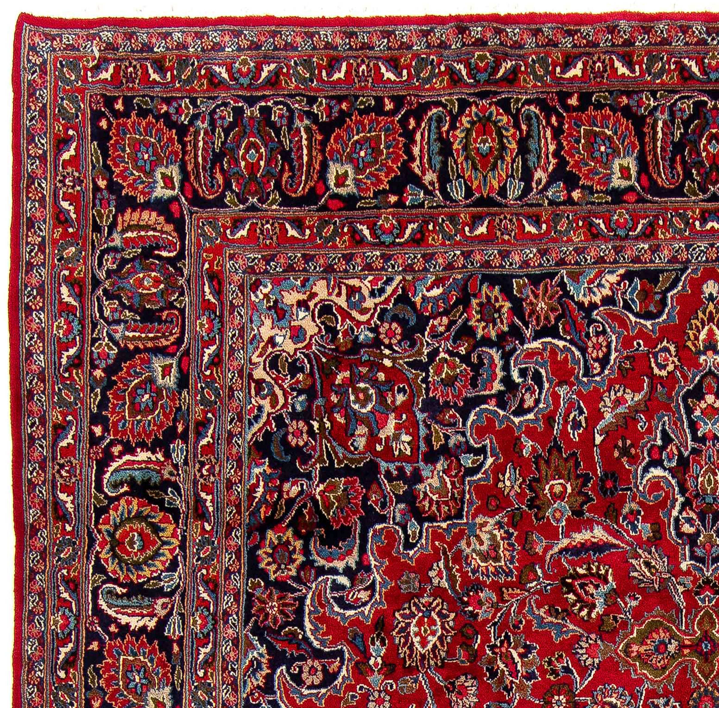 morgenland Orientteppich »Perser - Classic - 387 x 290 cm - rot«, rechteckig, Wohnzimmer, Handgeknüpft, Einzelstück mit Zertifikat