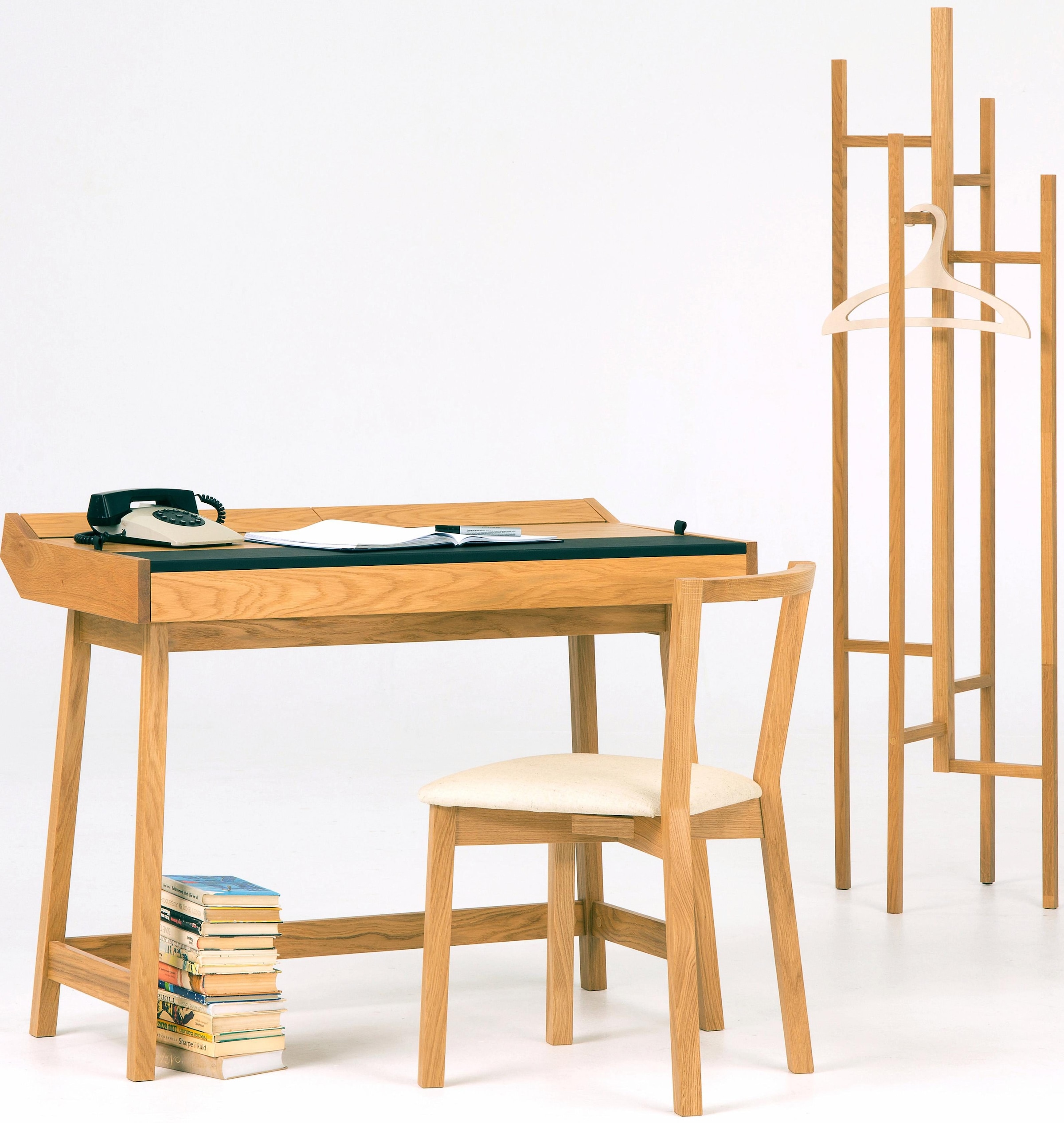 Woodman Schreibtisch "Brompton" im skandinavian Design, Gestell aus massive günstig online kaufen